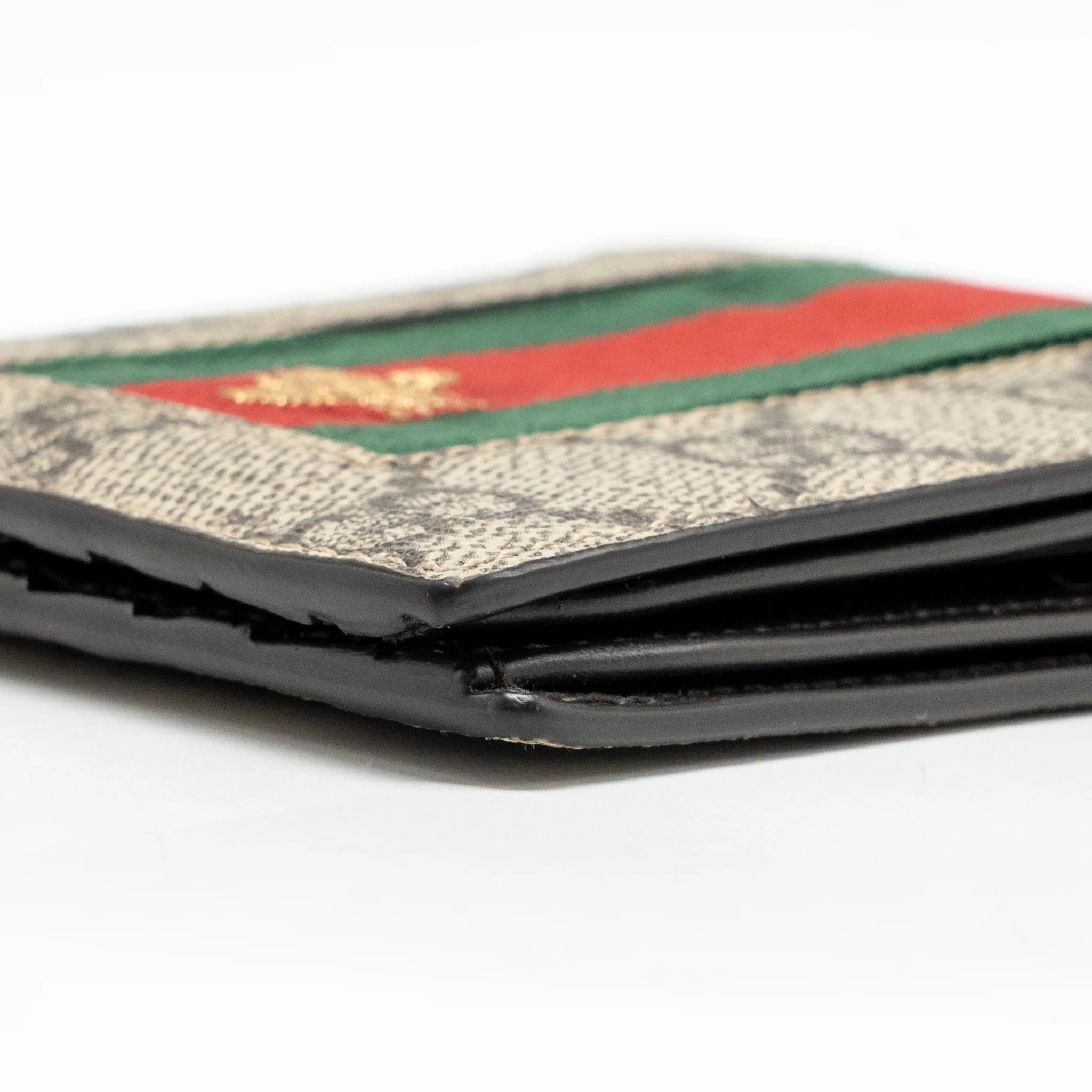 Gucci web compact wallet gg supreme canvas beige/multicoloured - Image 8
