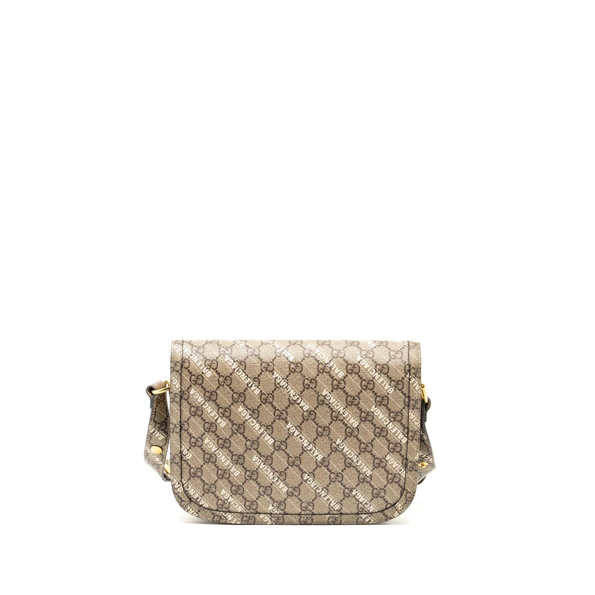 Gucci x Balenciaga Horsebit 1955 Bag GG Supreme/Balenciaga Print Canvas GHW - Image 2