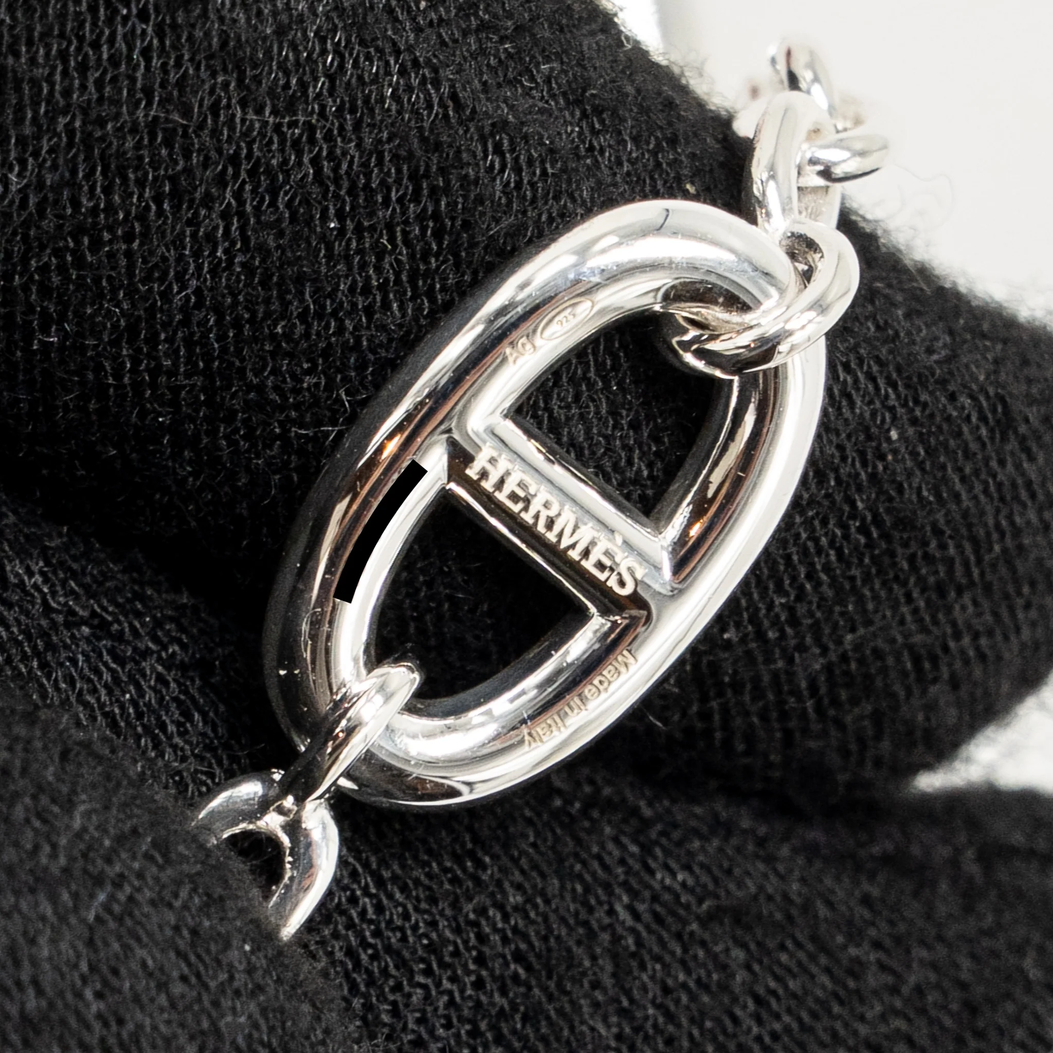 Hermes 120cm Farandole long necklace sterling SILVER - Image 5