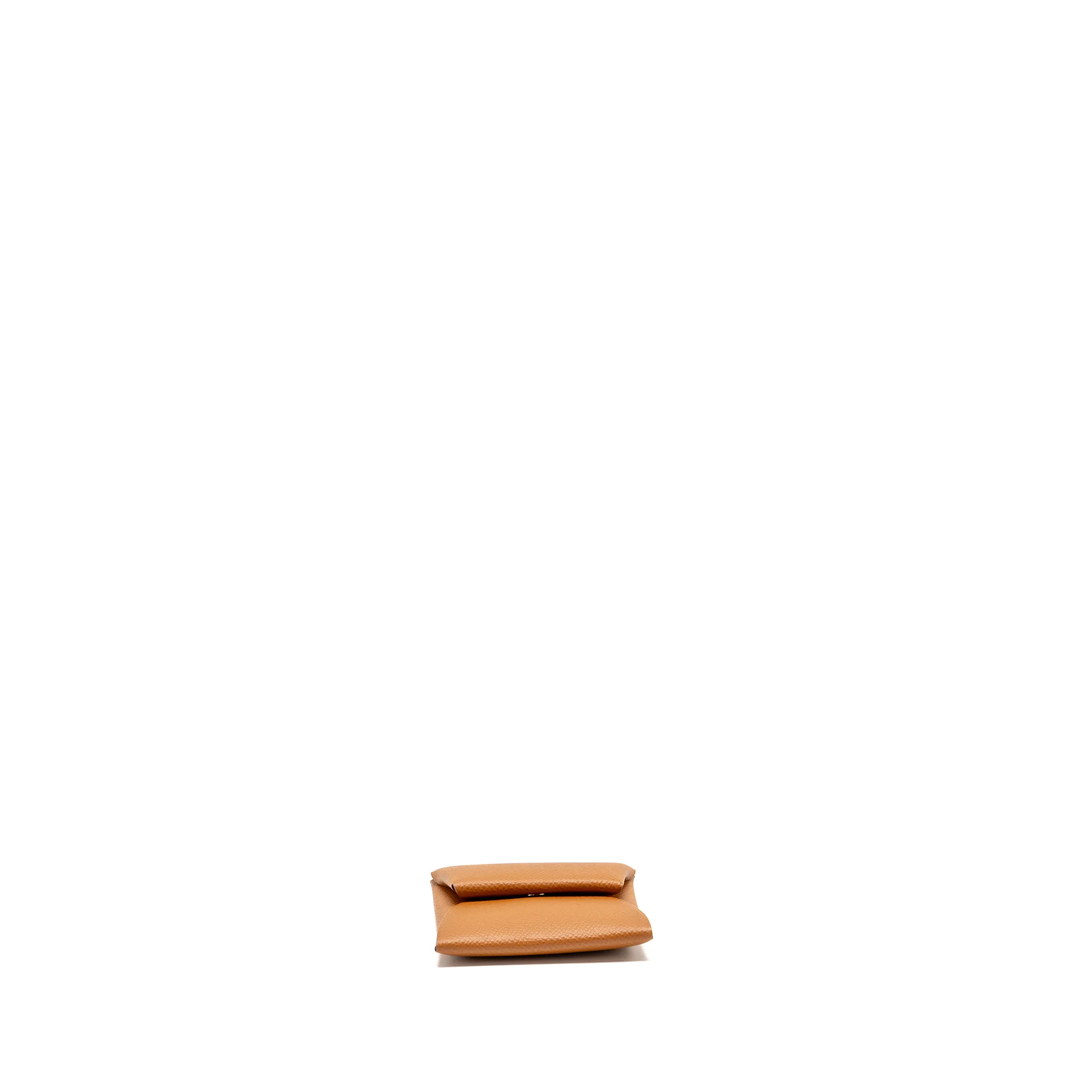 Hermes Bastia Change Purse Epsom Gold Stamp B - Image 5