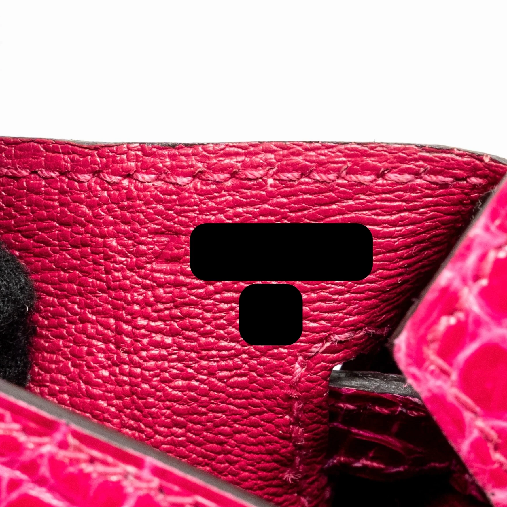 Hermes Birkin 25 shiny crocodile porous rose Mexico SHW stamp Z - Image 17