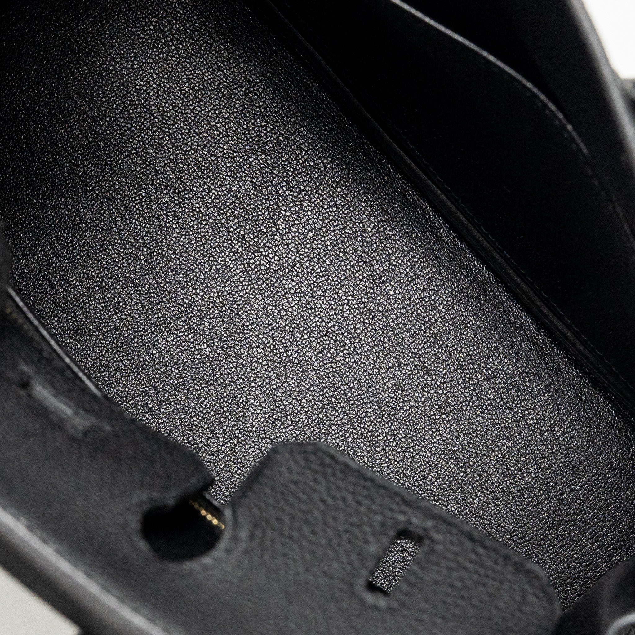 Hermes Birkin 25 Togo Black GHW Stamp G - Image 16