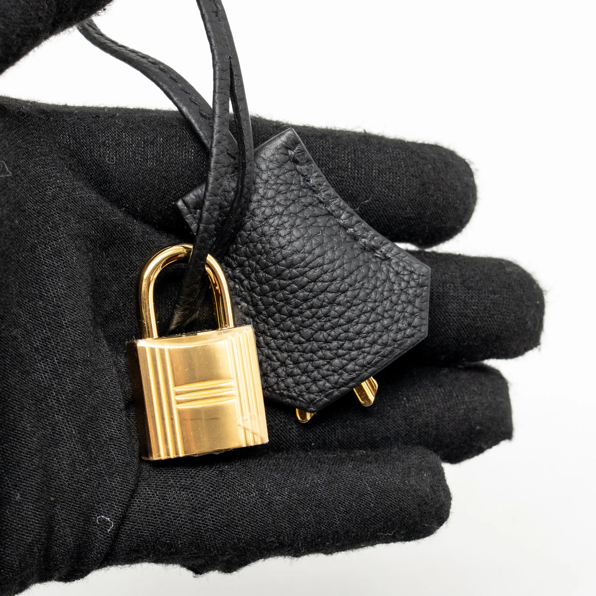 Hermes Birkin 25 Togo Black GHW Stamp G - Image 18