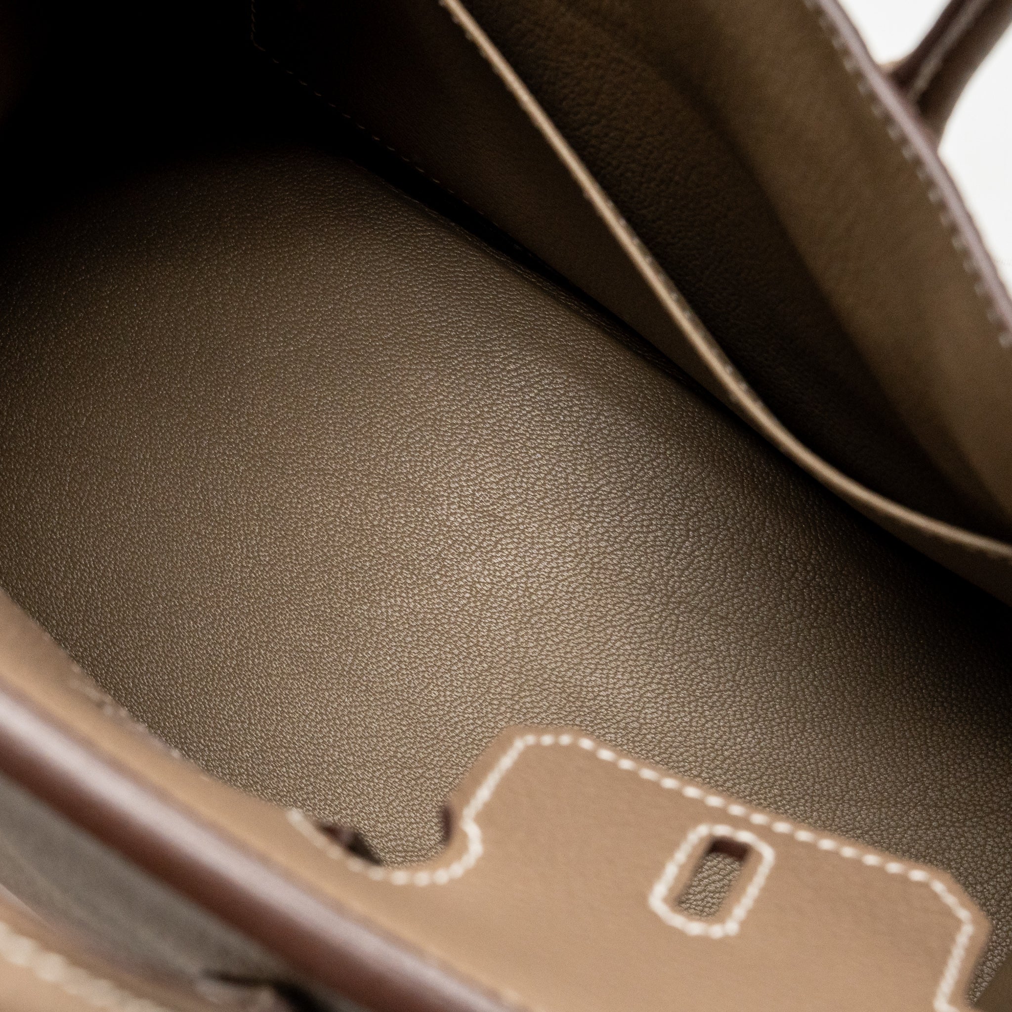 Hermes Birkin 25 togo etoupe SHW Stamp W - Image 16