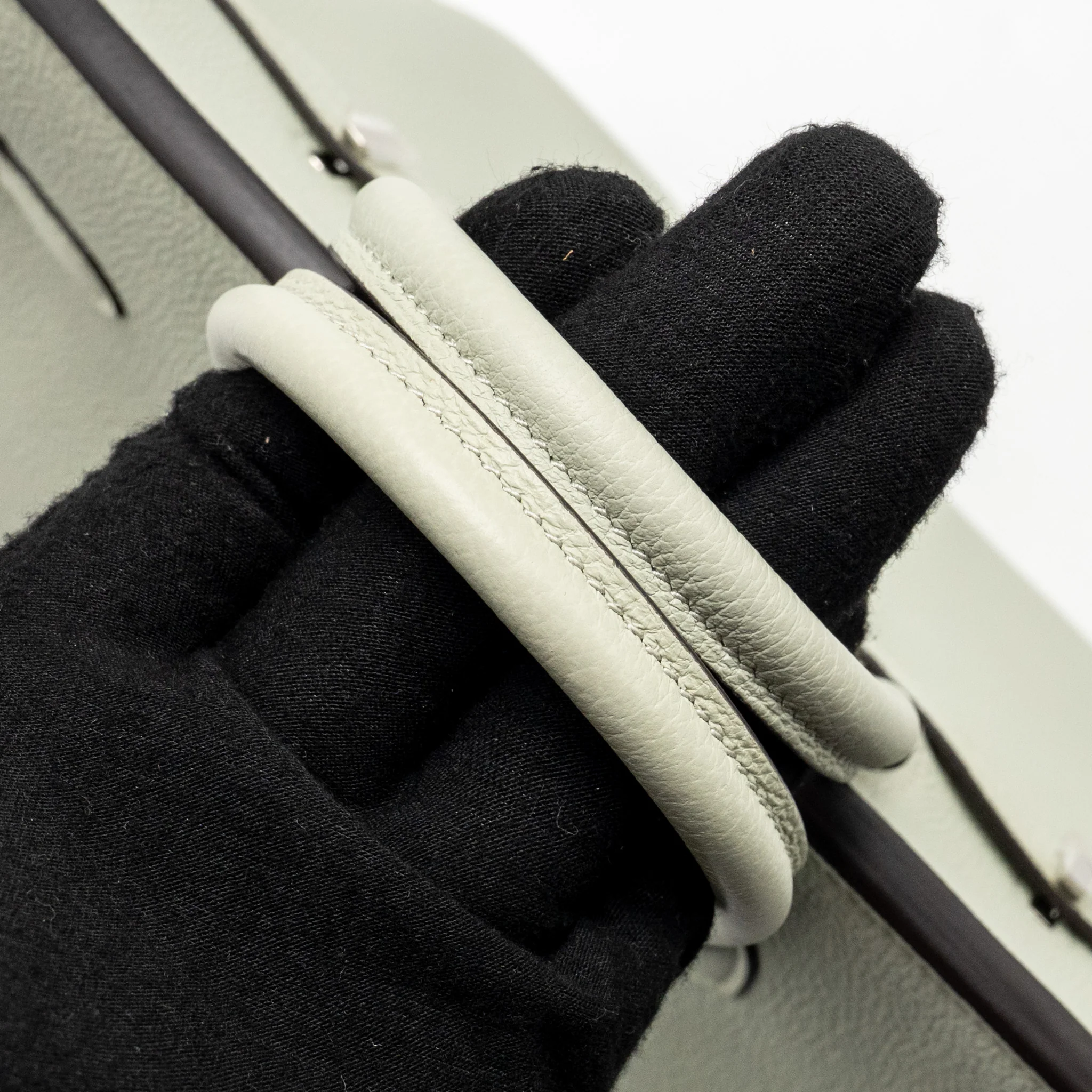 Hermes Birkin 25 togo gris neve SHW stamp B - Image 14