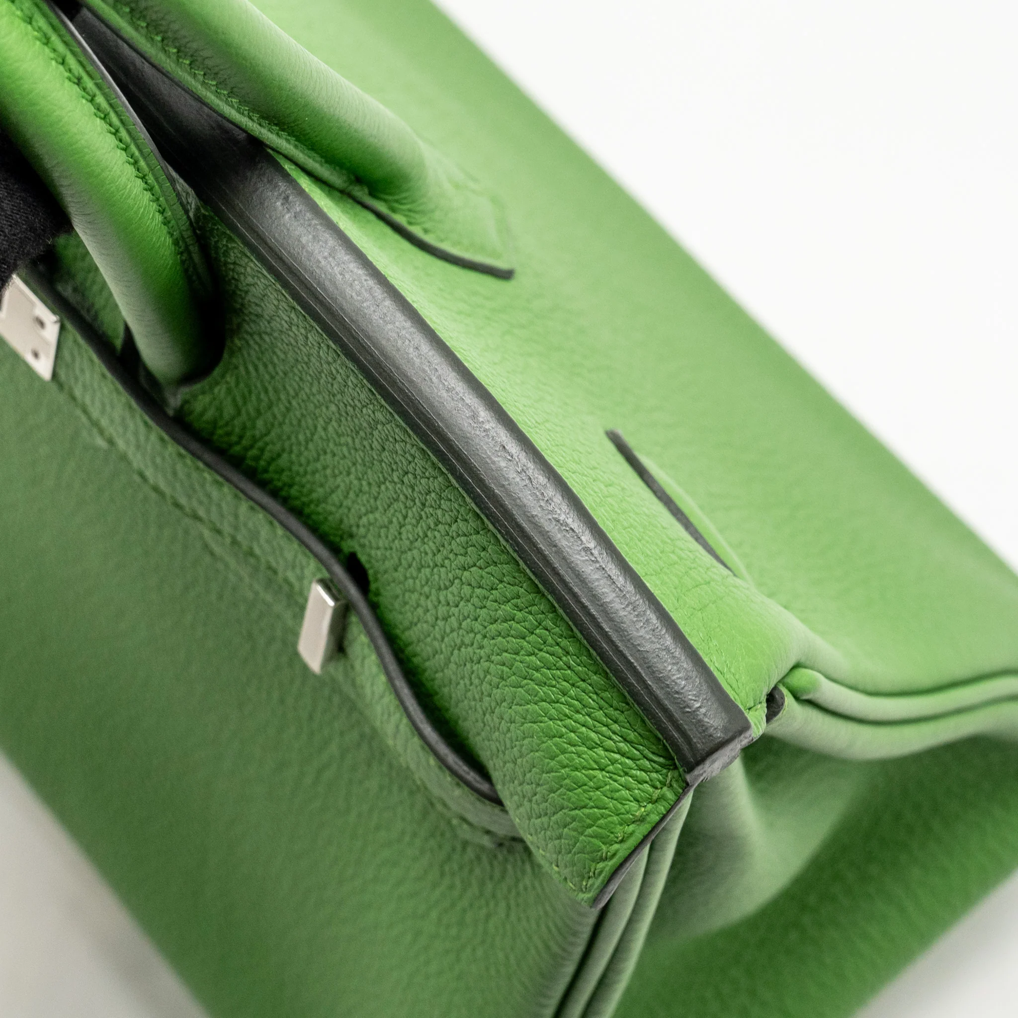 Hermes Birkin 25 Togo Vert Yucca SHW Stamp B - Image 13