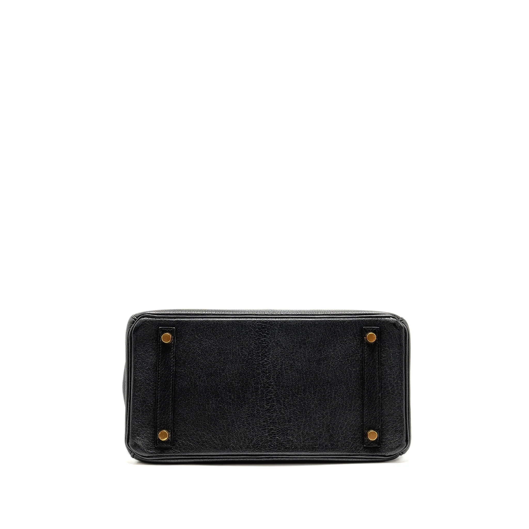 Hermes birkin 30 Chèvre de Coromandel Black GHW Stamp Square C - Image 6