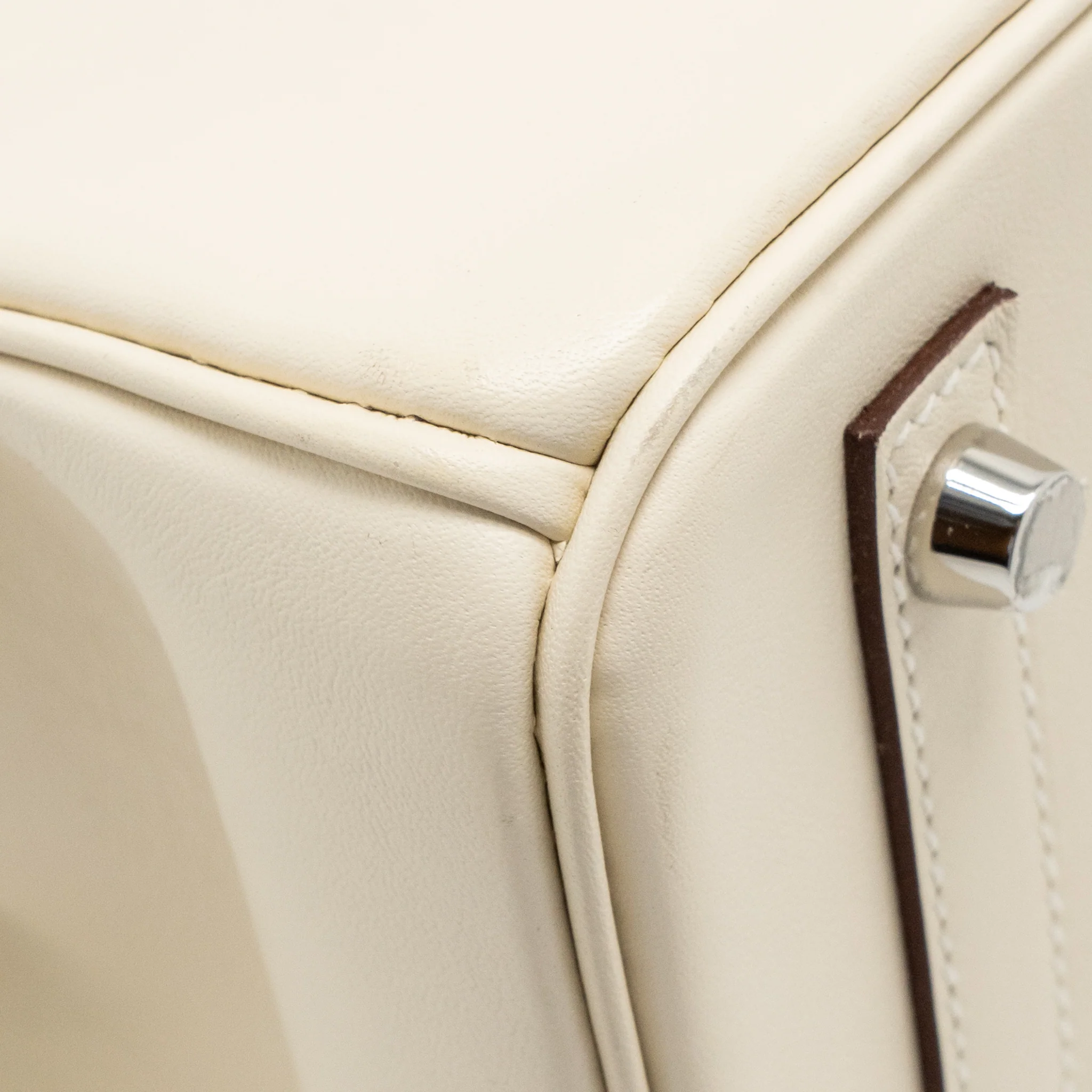 Hermes Birkin 30 COLORMATIC SWIFT NATA/CHAI/CUIVRE/LIME/MAUVE SHW STAMP U - Image 11