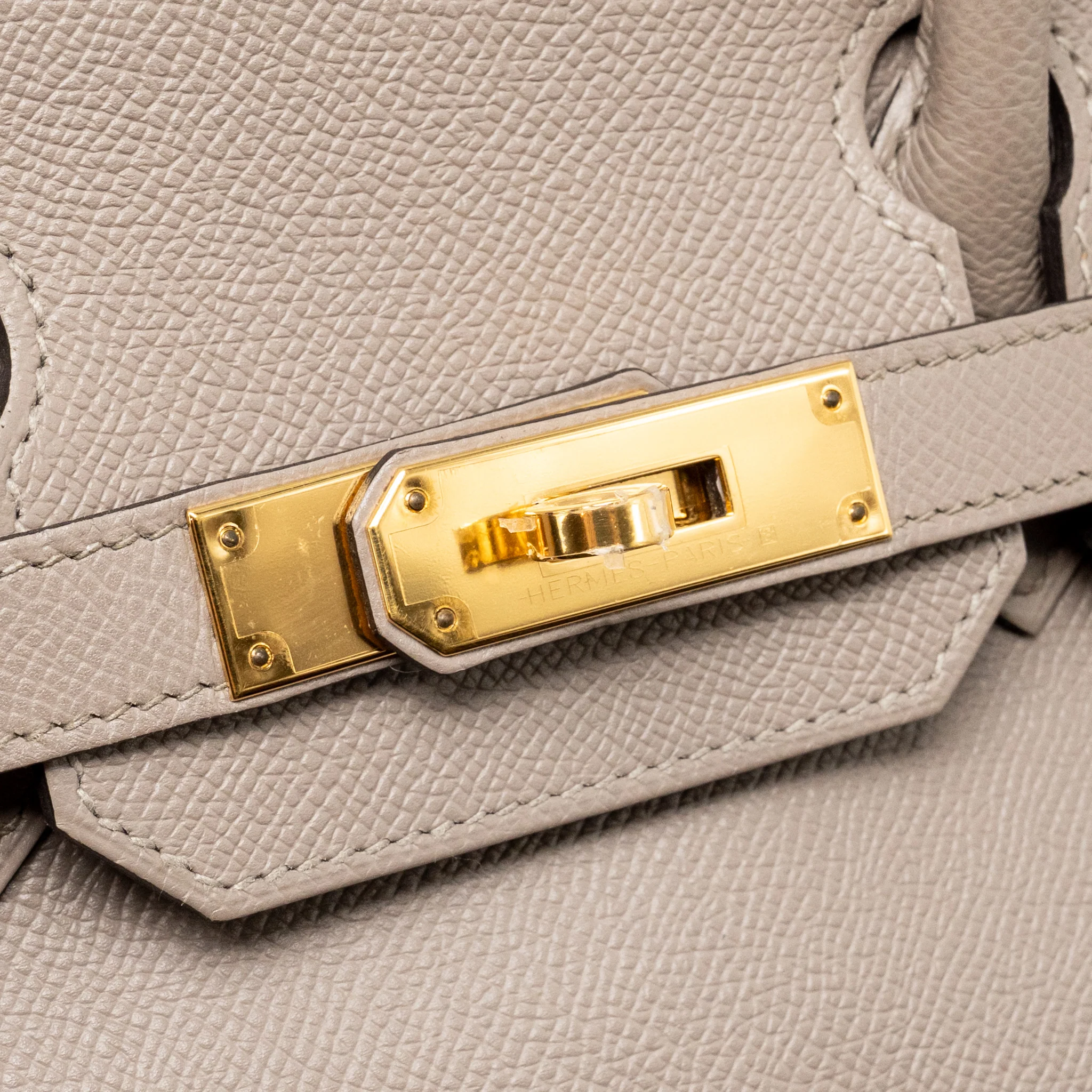 Hermes birkin 30 epsom m8 gris asphalt GHW stamp C - Image 14