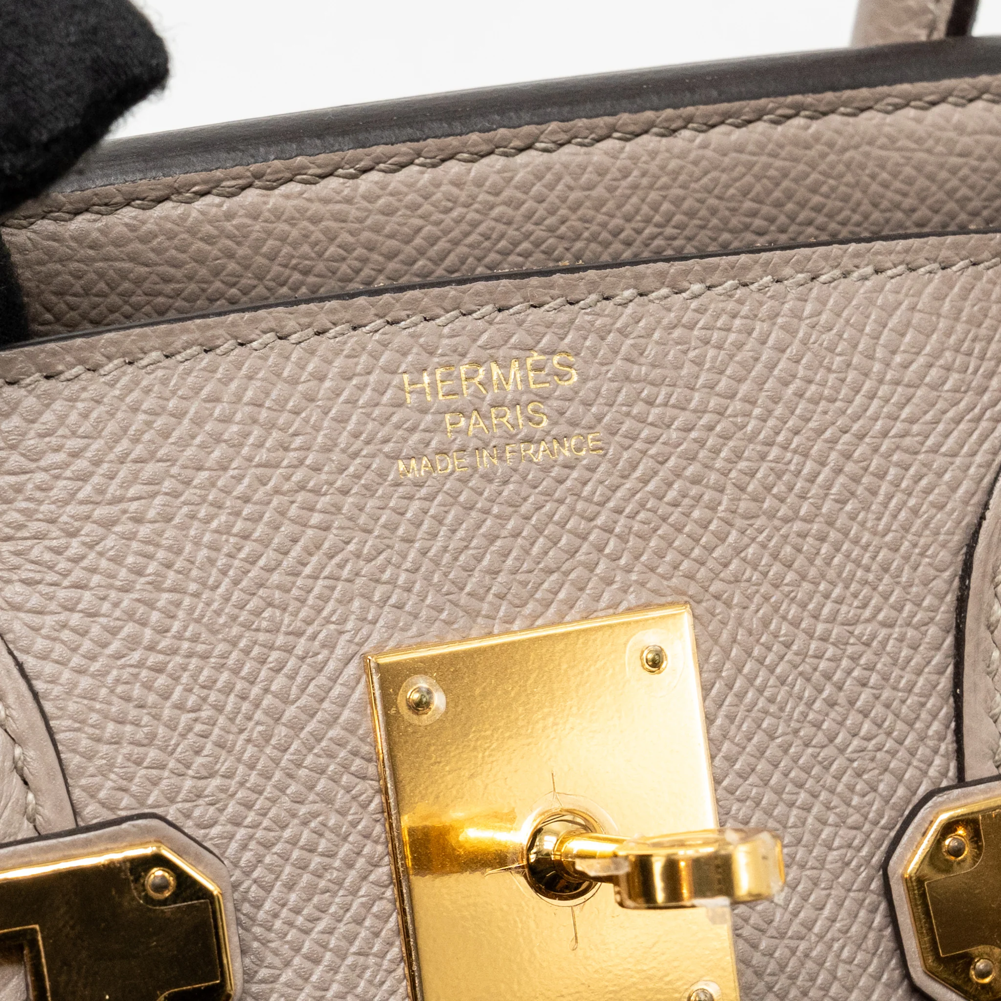Hermes birkin 30 epsom m8 gris asphalt GHW stamp C - Image 15