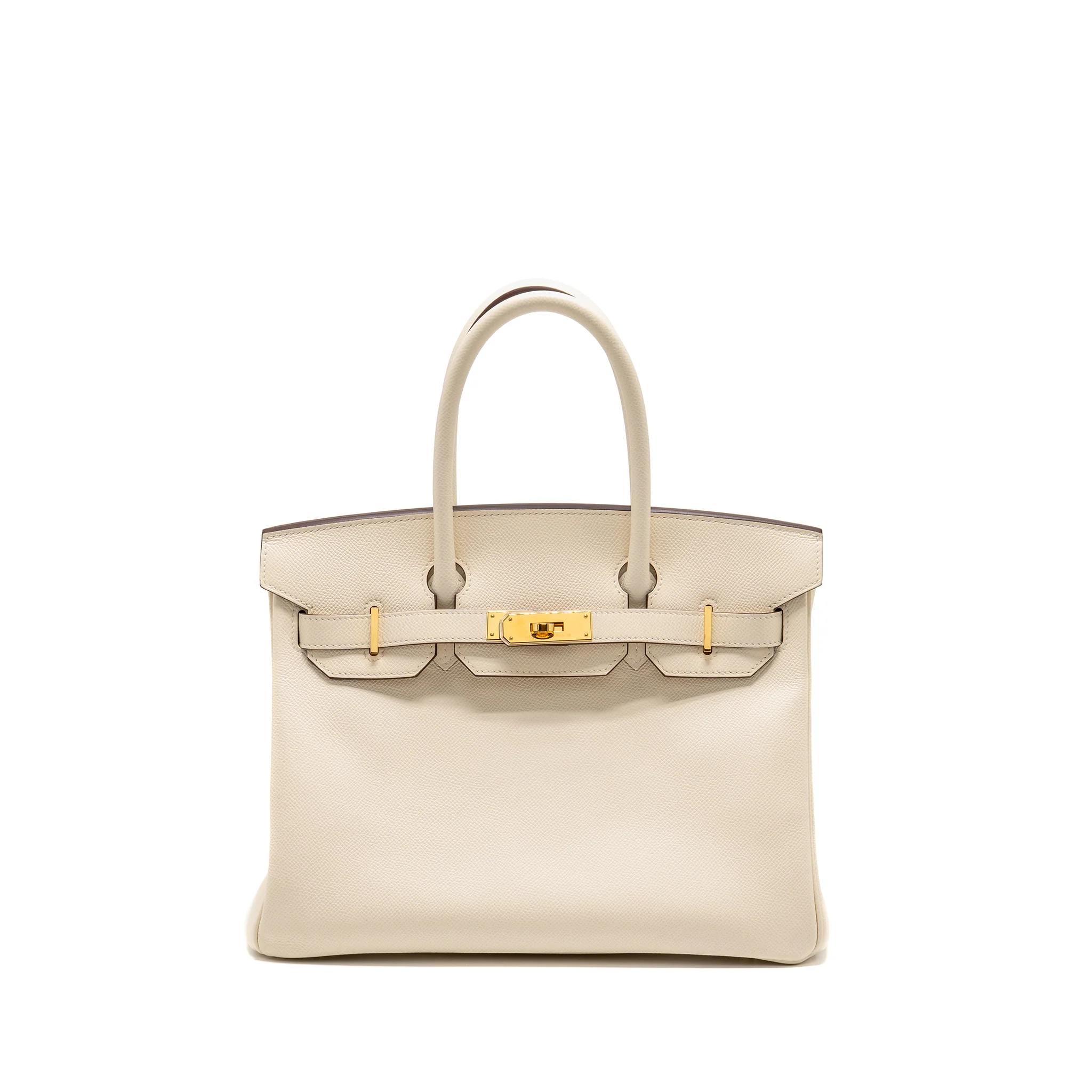 Hermes Birkin 30 Epsom Nata GHW stamp Z