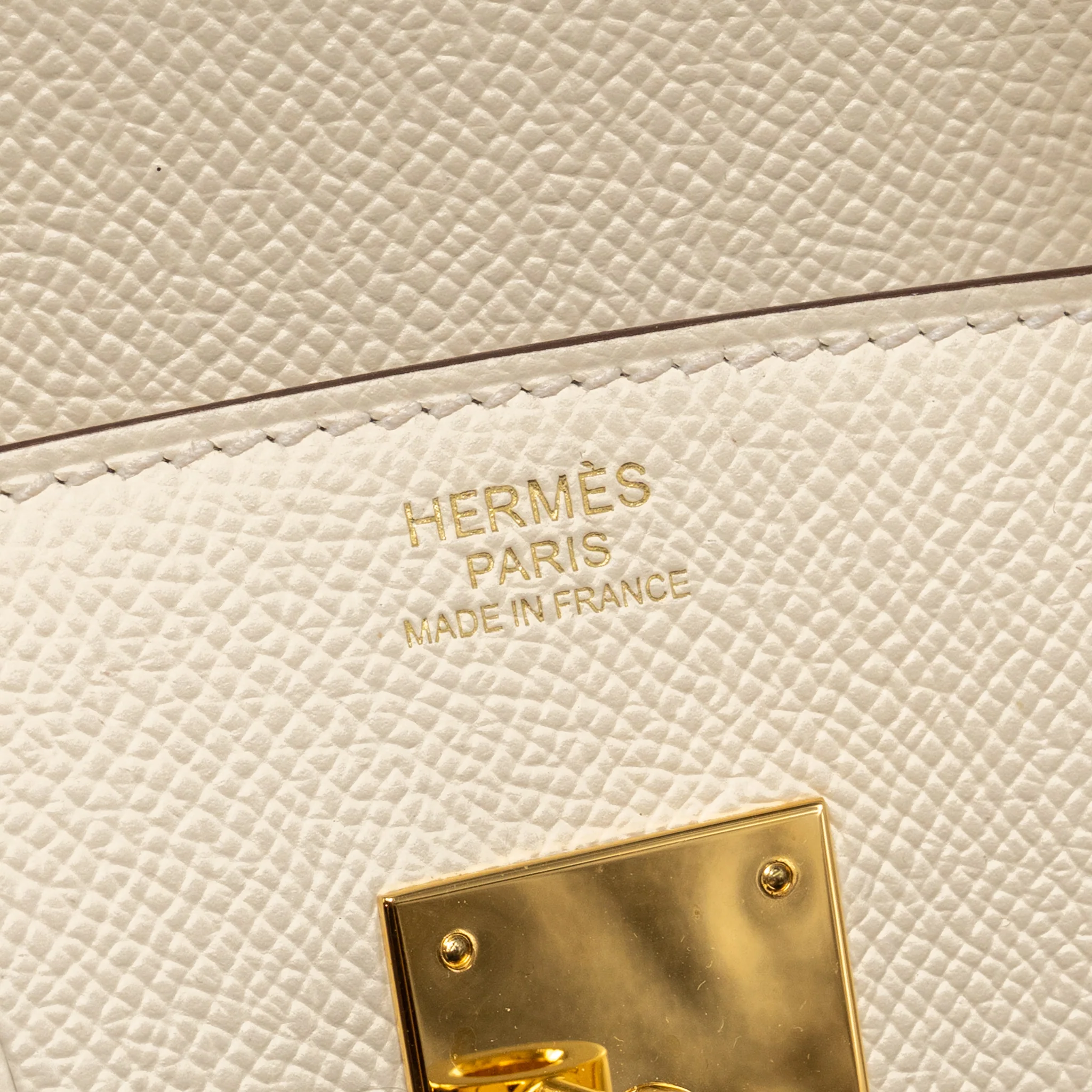 Hermes Birkin 30 Epsom Nata GHW stamp Z - Image 16