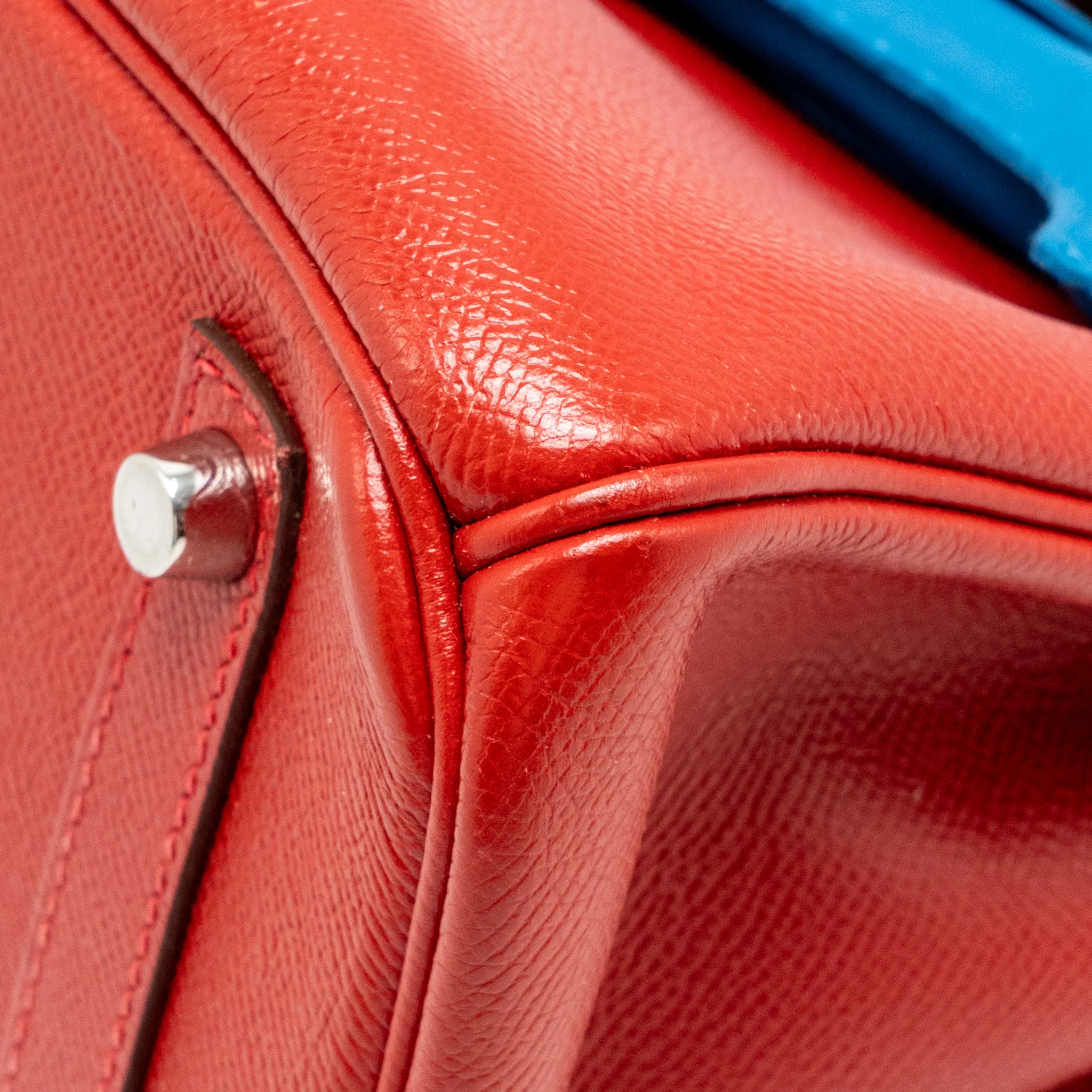 Hermes Birkin 30 Epsom Rouge Casaque SHW Stamp Square P - Image 10