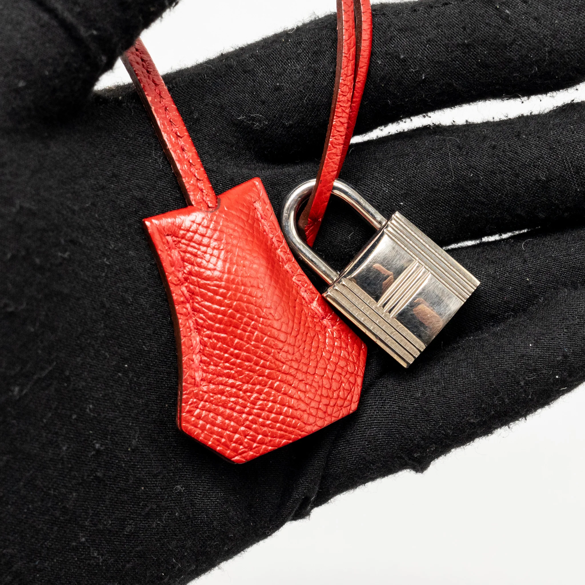 Hermes Birkin 30 Epsom Rouge Casaque SHW Stamp Square P - Image 19