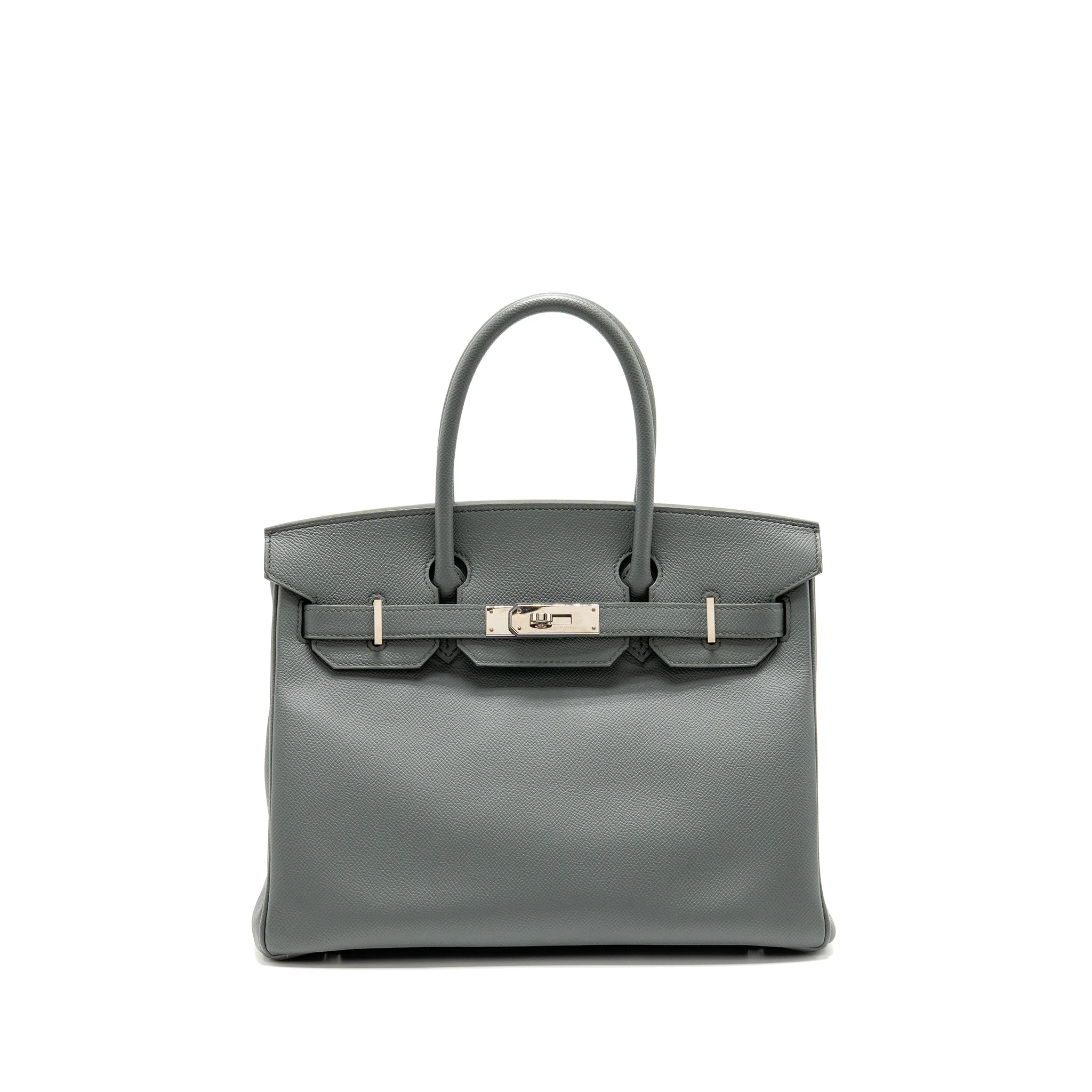 Hermes birkin 30 epsom vert Amande shw stamp Y