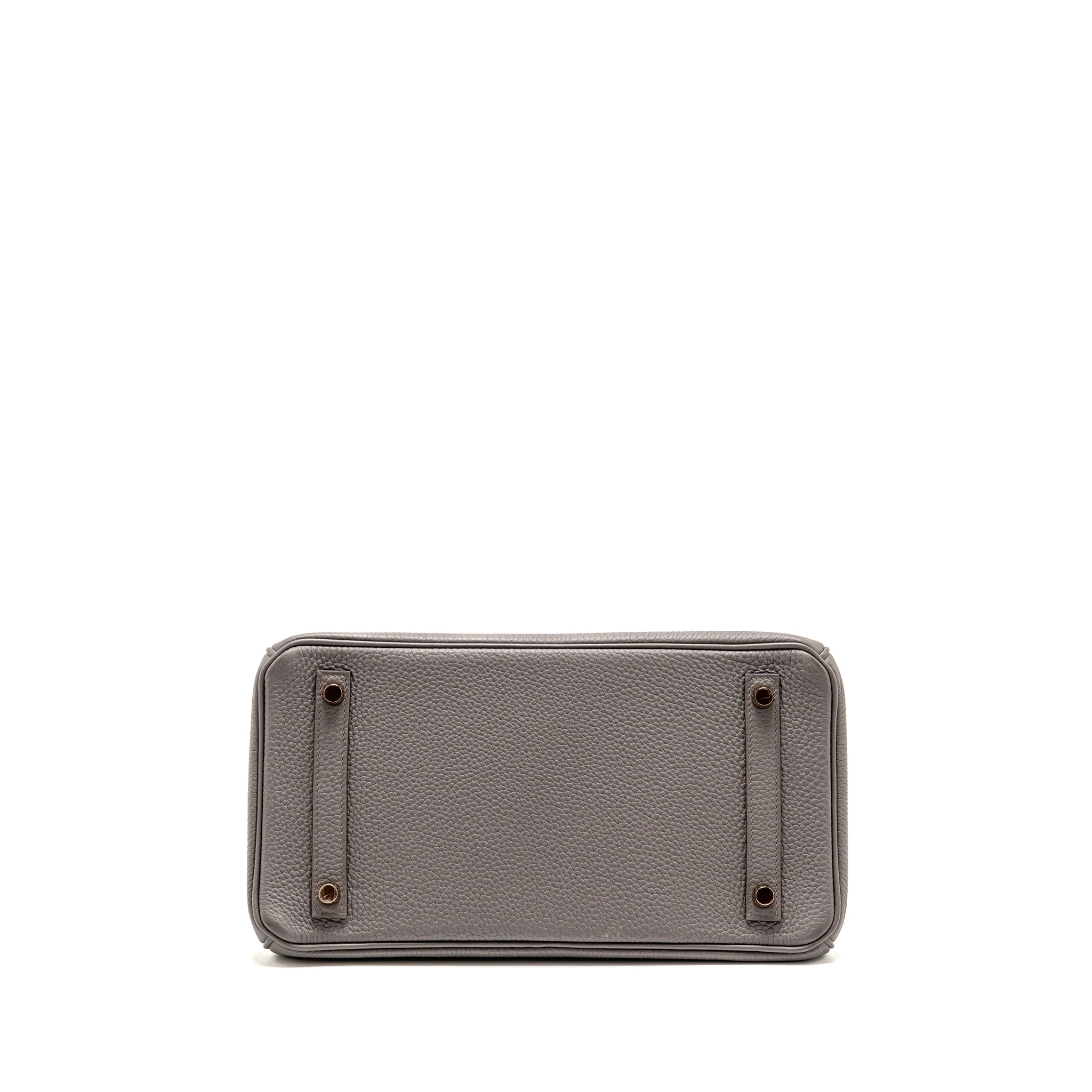Hermes Birkin 30 togo Gris Etain RGHW stamp D - Image 6