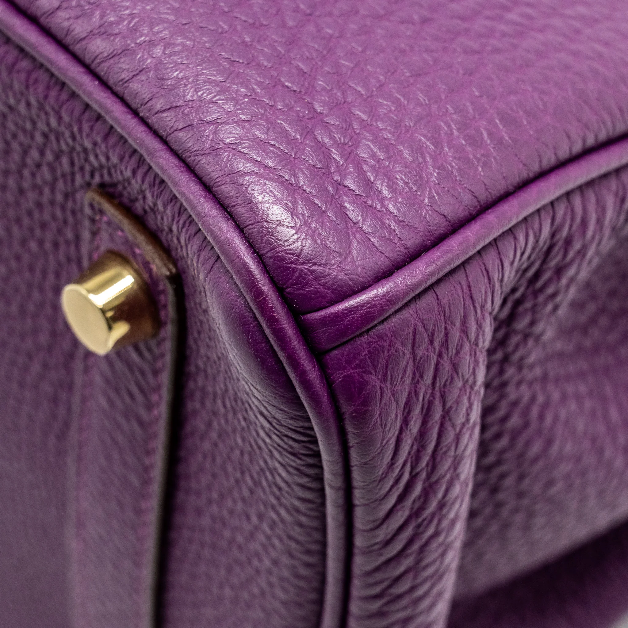 Hermes Birkin 30 Togo P9 Anemone GHW Stamp Square R - Image 11