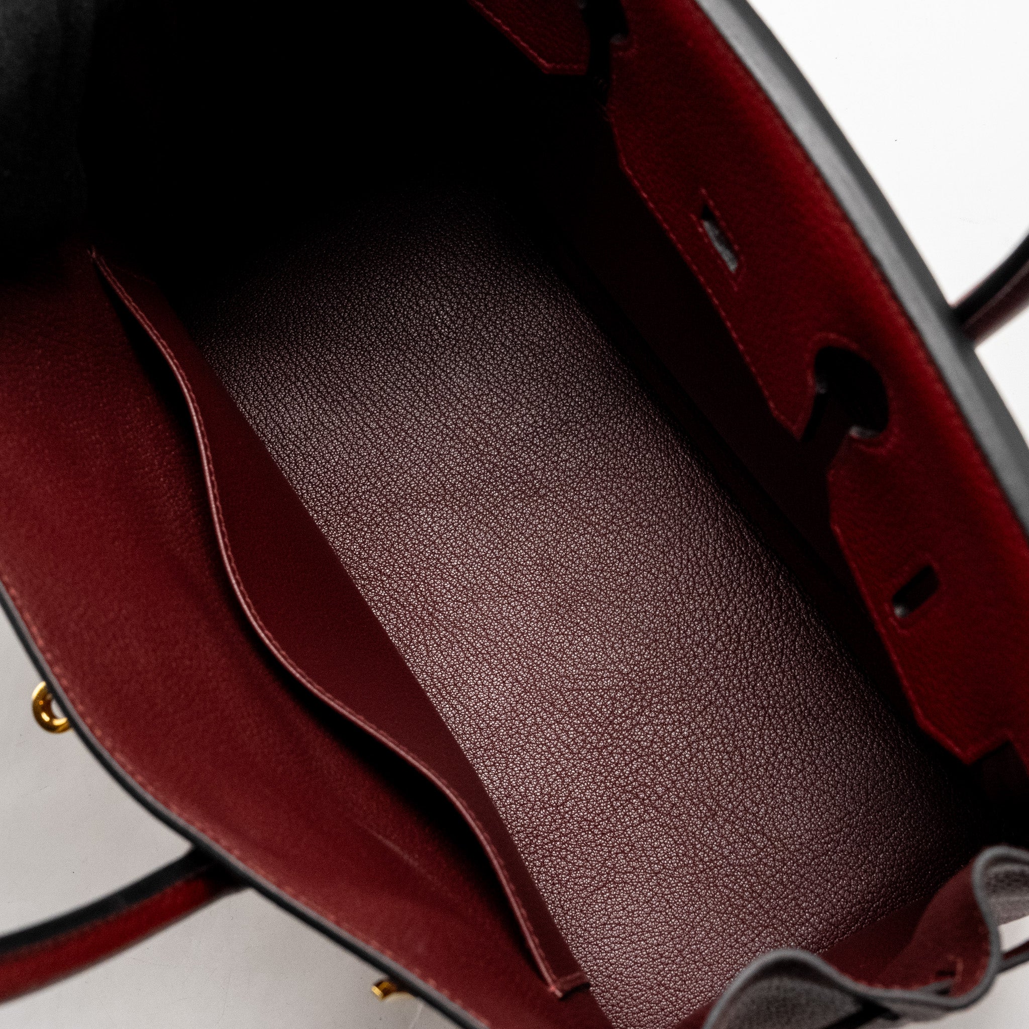 Hermes Birkin 30 Togo Rouge Grenat GHW Stamp Square R - Image 18
