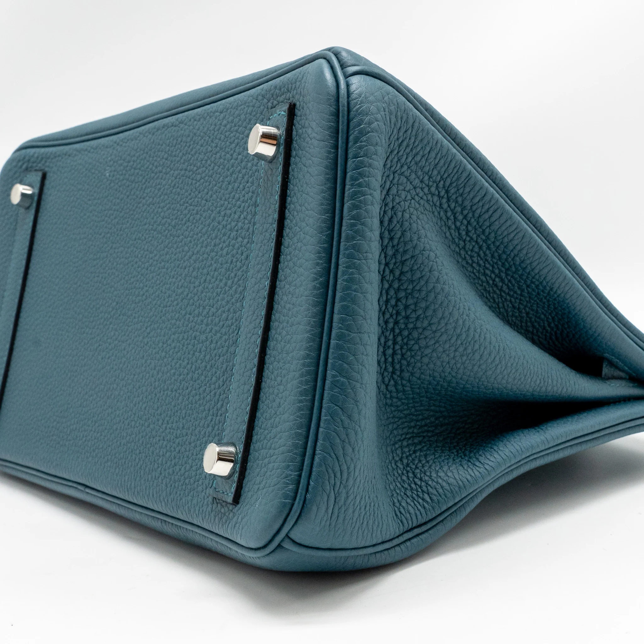 Hermes birkin 30 togo vert Bosphorus / blue ocean SHW stamp Z - Image 8