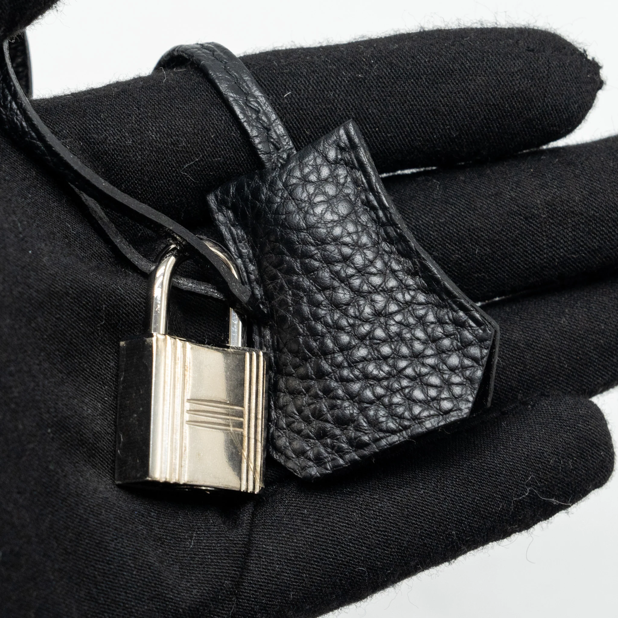 Hermes Birkin 35 togo black SHW stamp square Q - Image 18