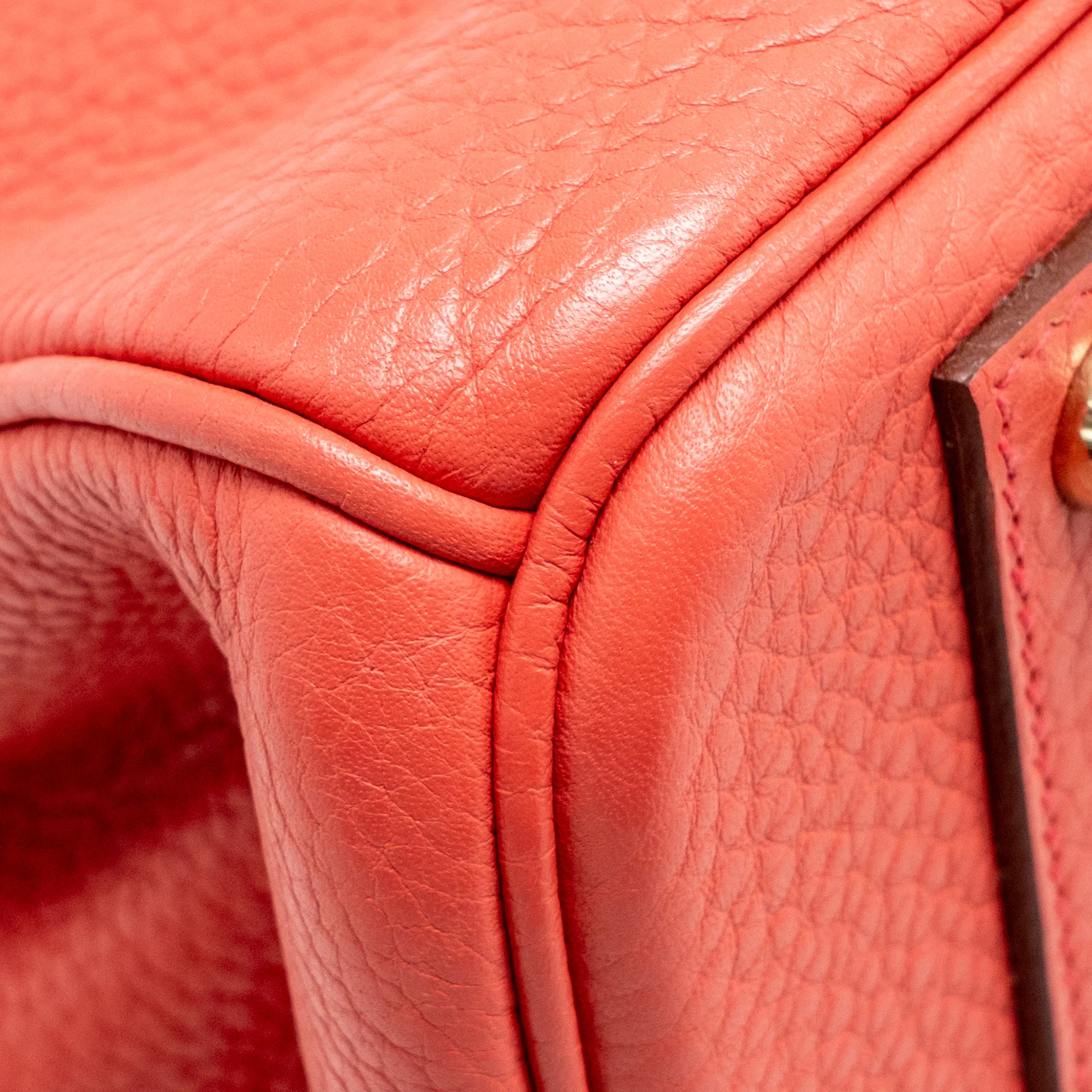 Hermes Birkin 40 Clemence Bougainvillier GHW Stamp Square M - Image 8