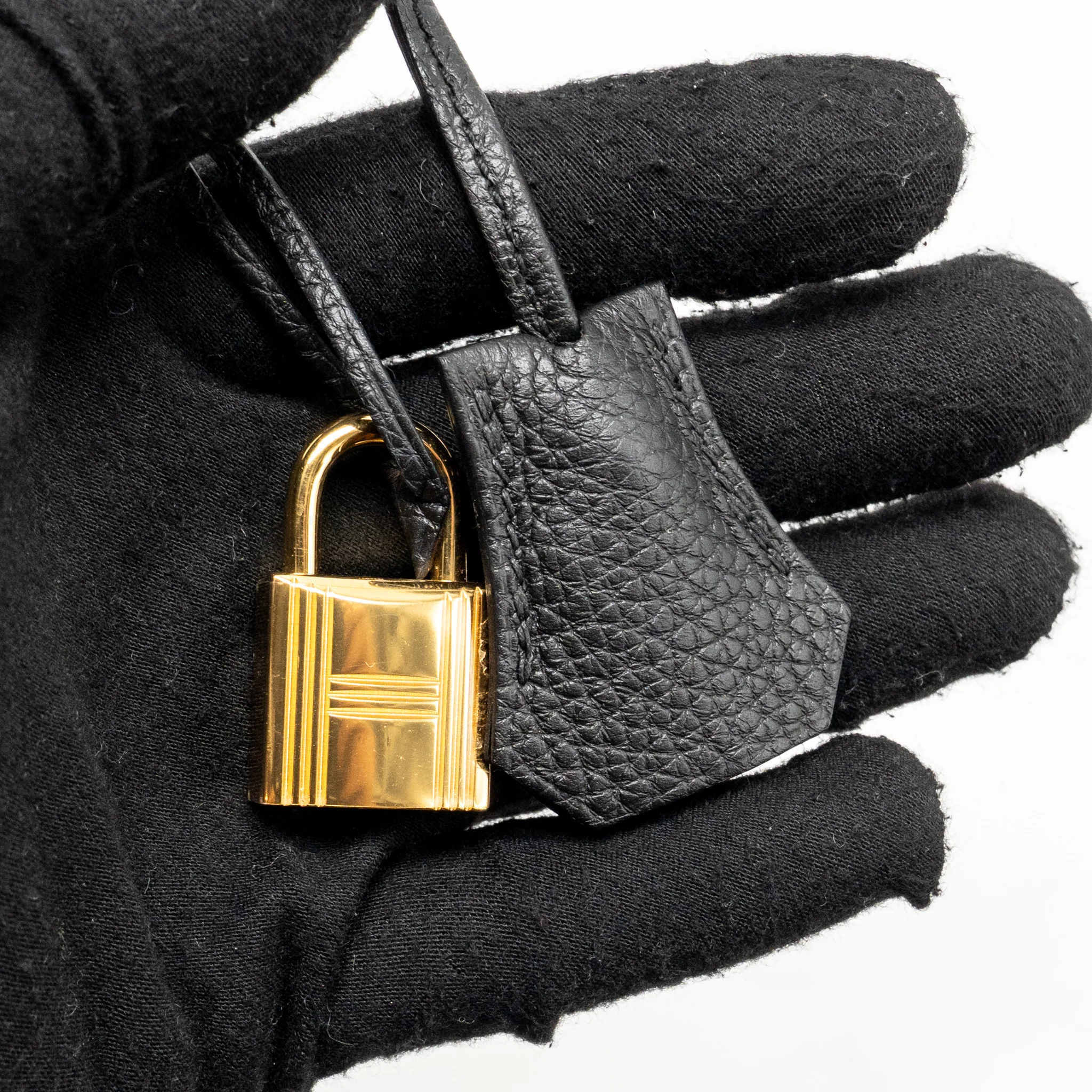 Hermes Birkin 25 Togo Black GHW Stamp A - Image 18