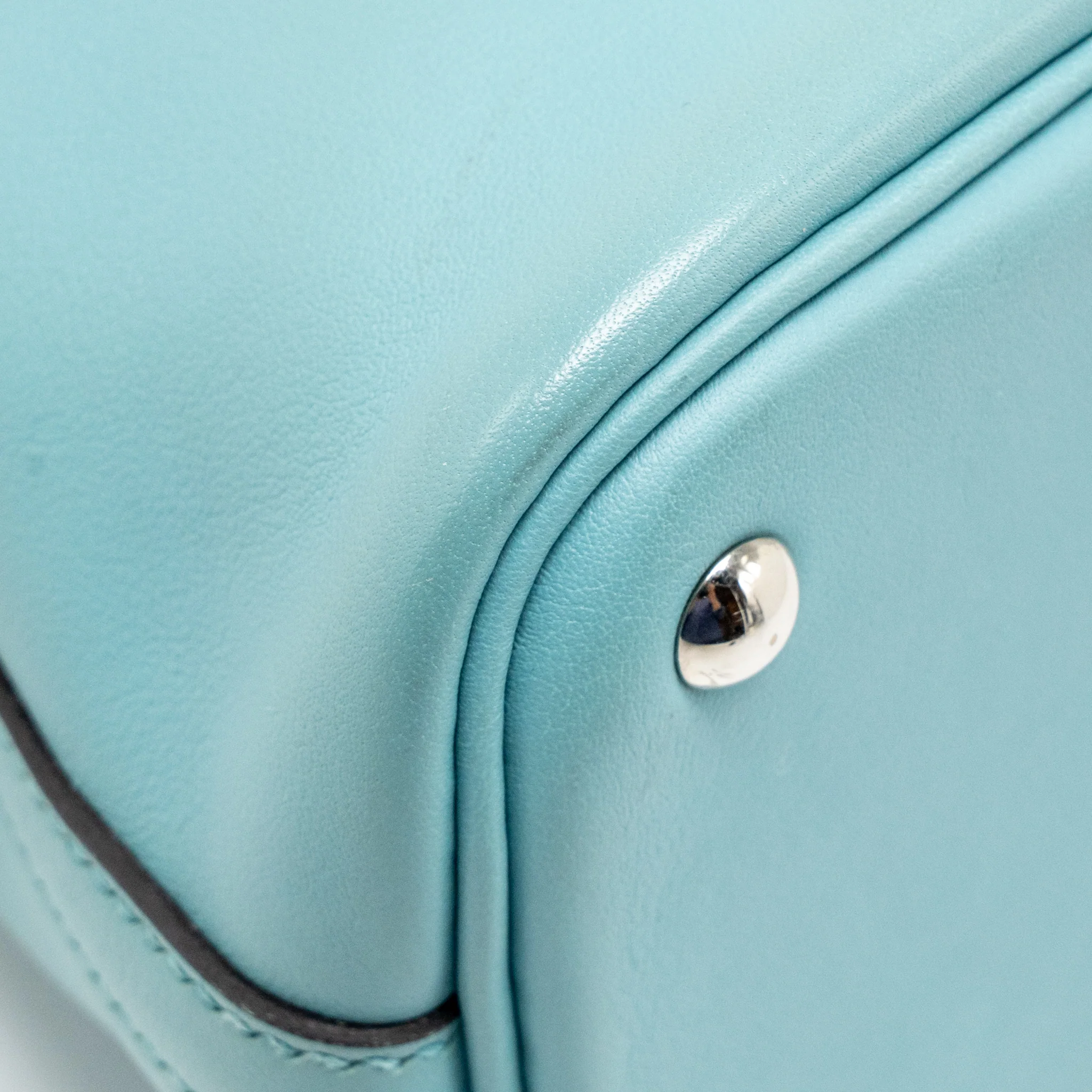 Hermes Bolide 27 Swift Blue Atoll SHW Stamp X - Image 11
