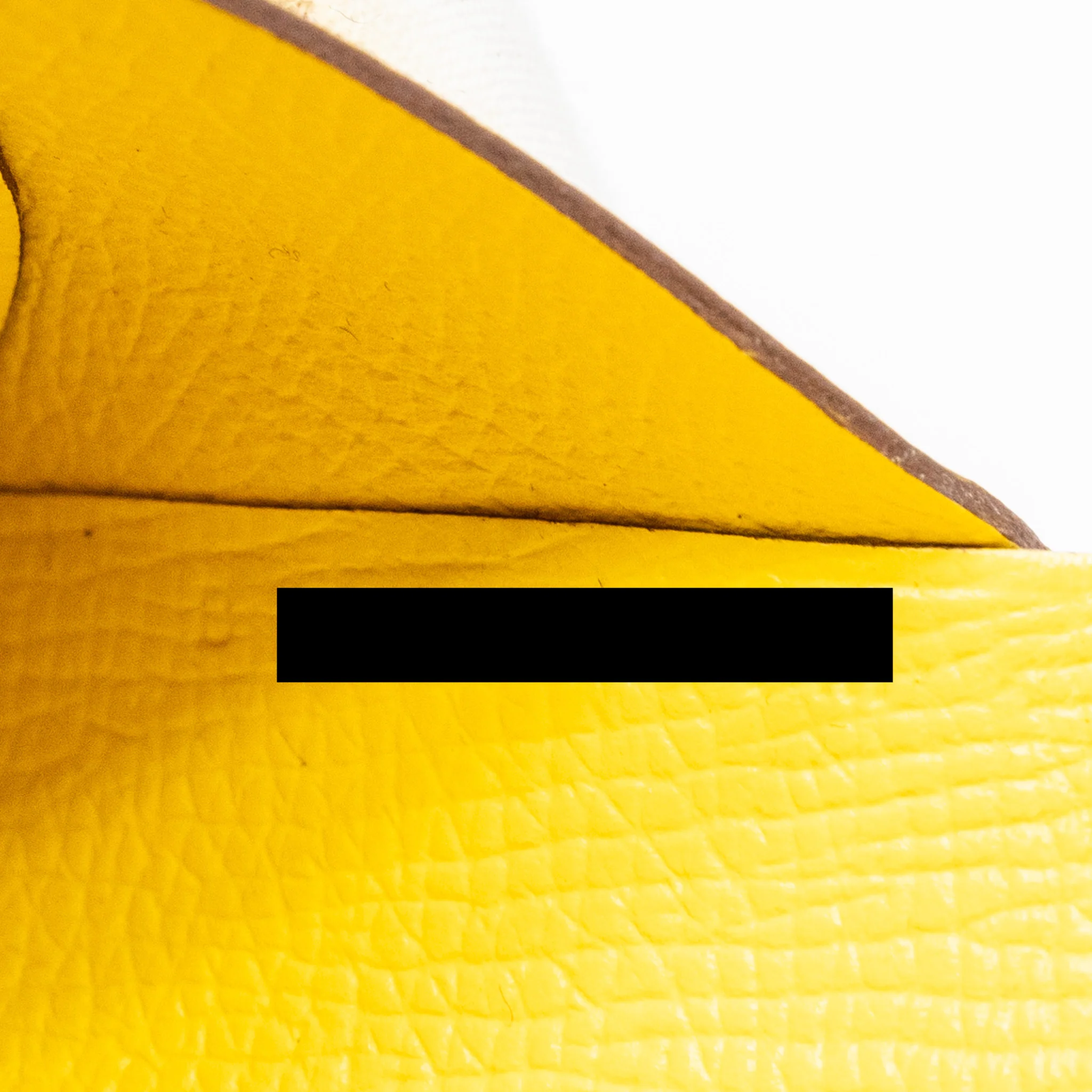 Hermes Calvi Cardholder Epsom Jaune de Naples SHW Stamp B - Image 8