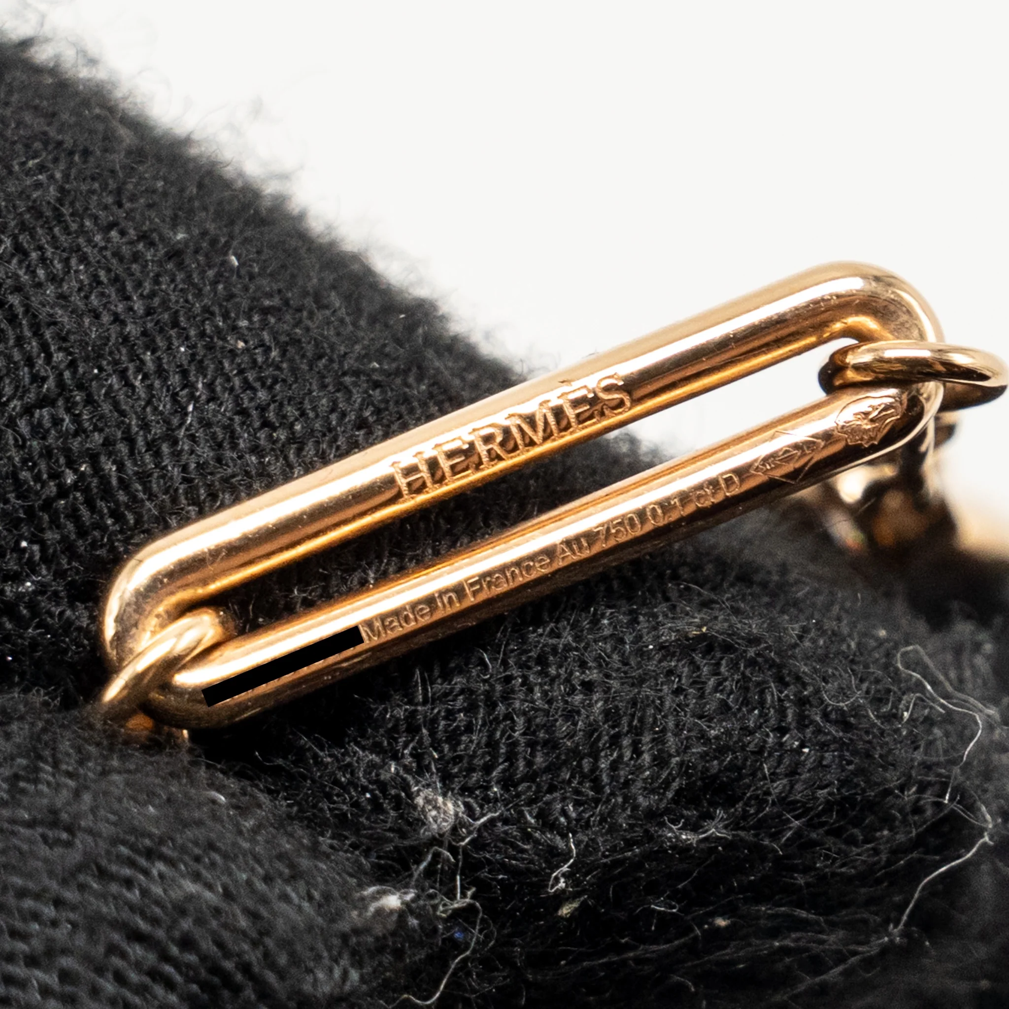 Hermes Chaine D’ancre Chaos Earrings Rose Gold Diamonds - Image 5