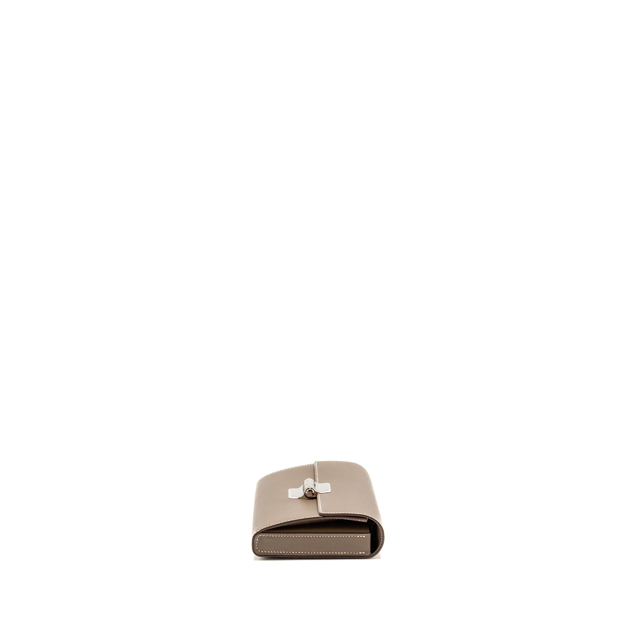 Hermes Charniere To Go Pouch Madame Etoupe SHW Stamp K - Image 4