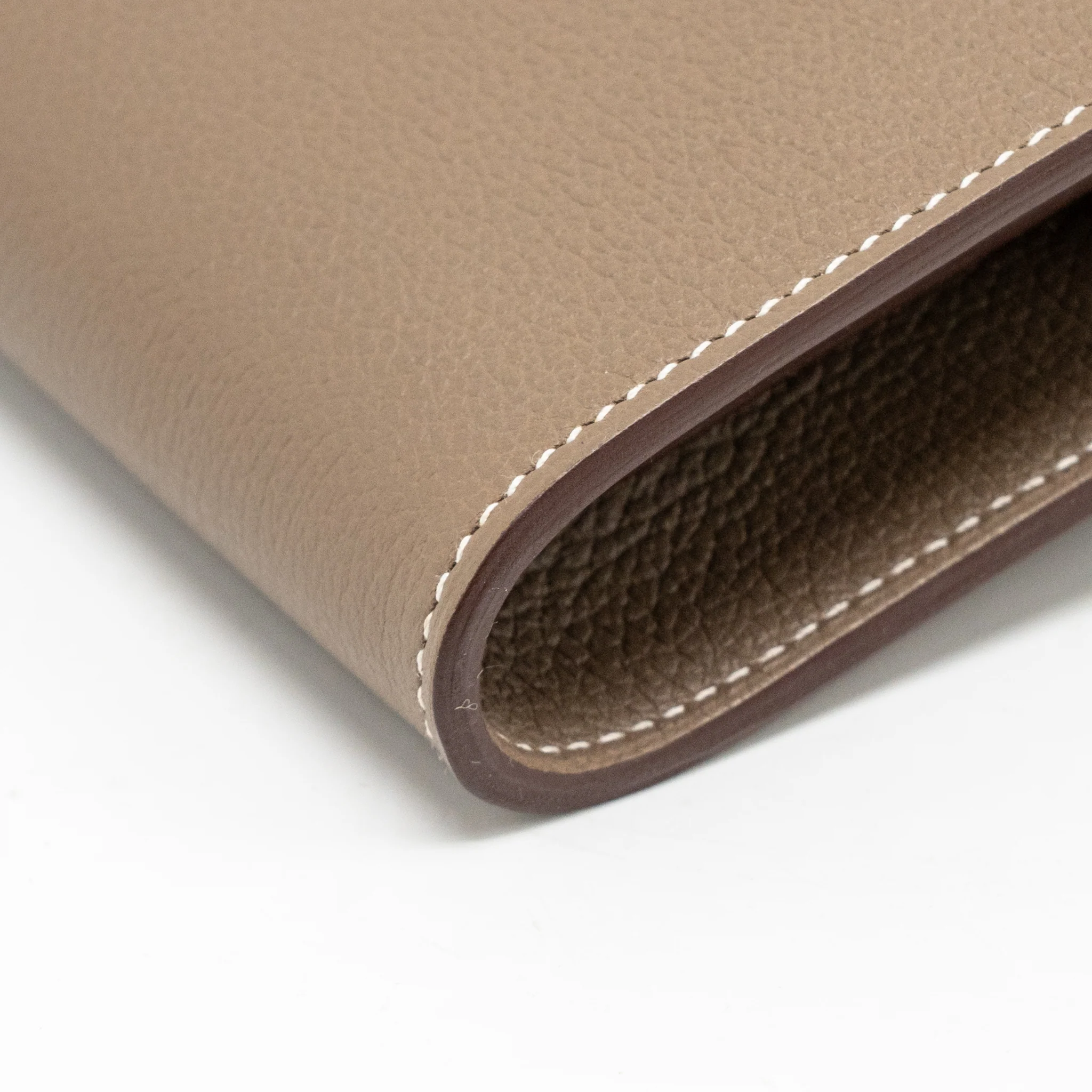Hermes Classic kelly to go evercolor etoupe SHW stamp B - Image 10