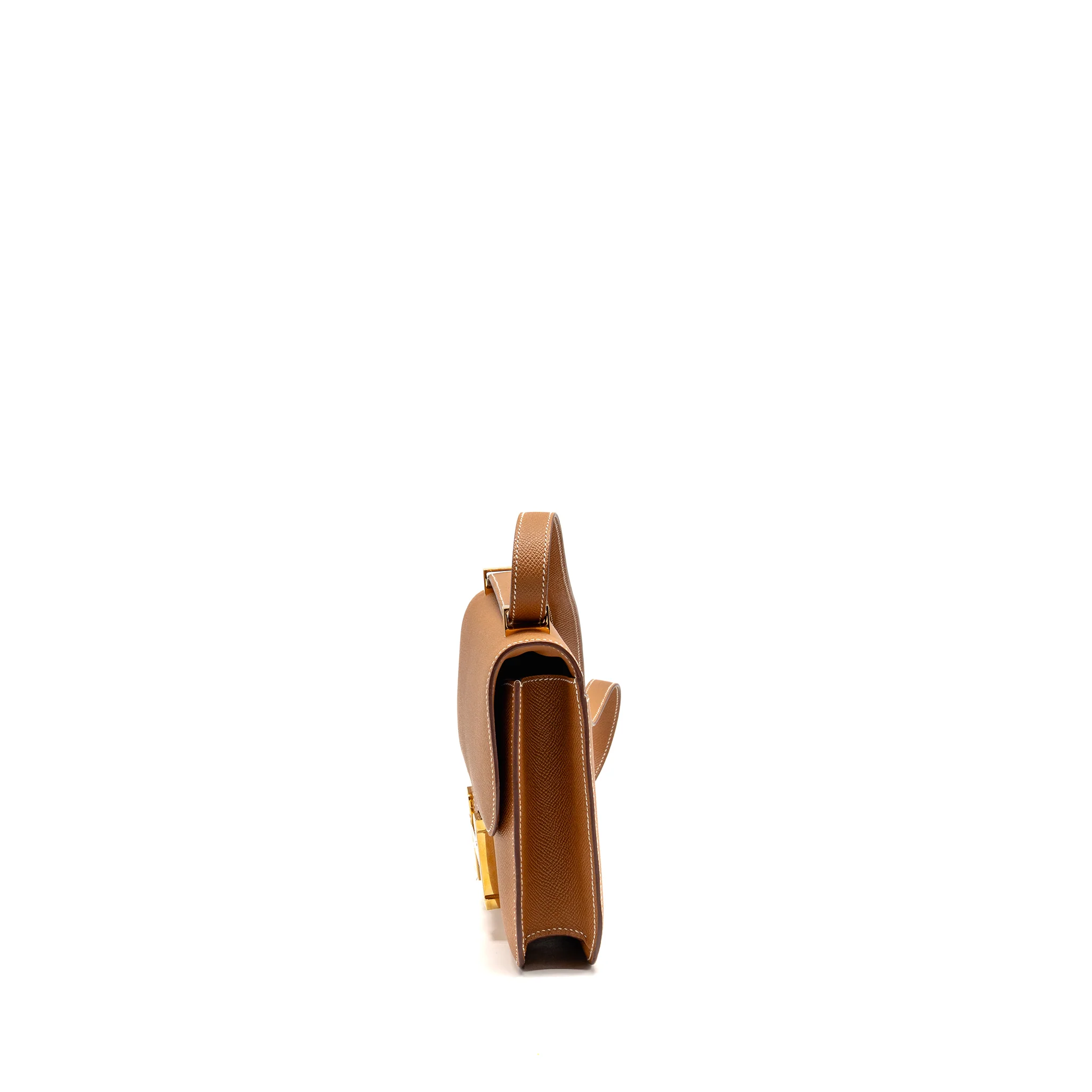 Hermes Constance 24 Epsom Gold GHW Stamp U - Image 4