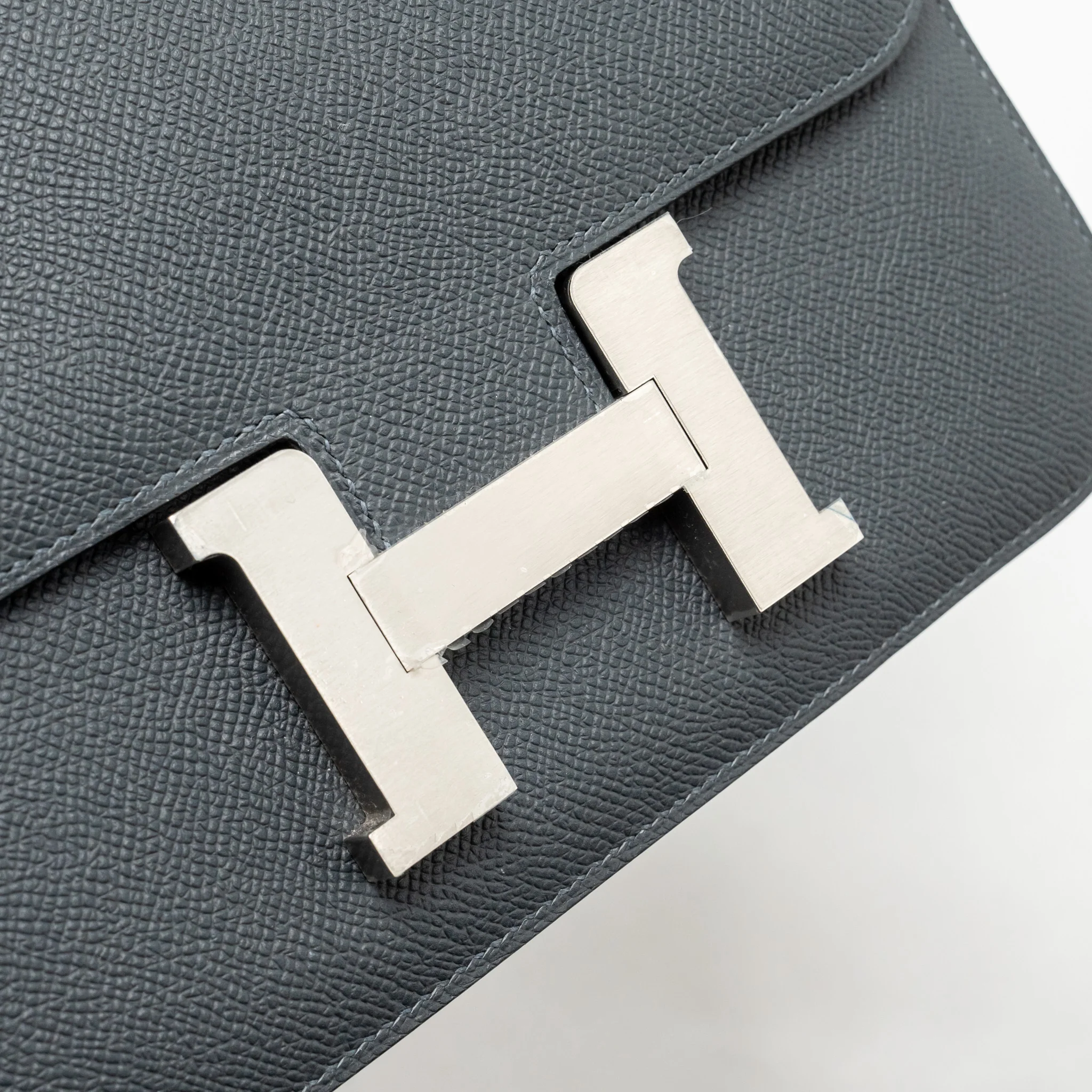 Hermes Constance 24 epsom Gris misty brushed SHW stamp W - Image 12