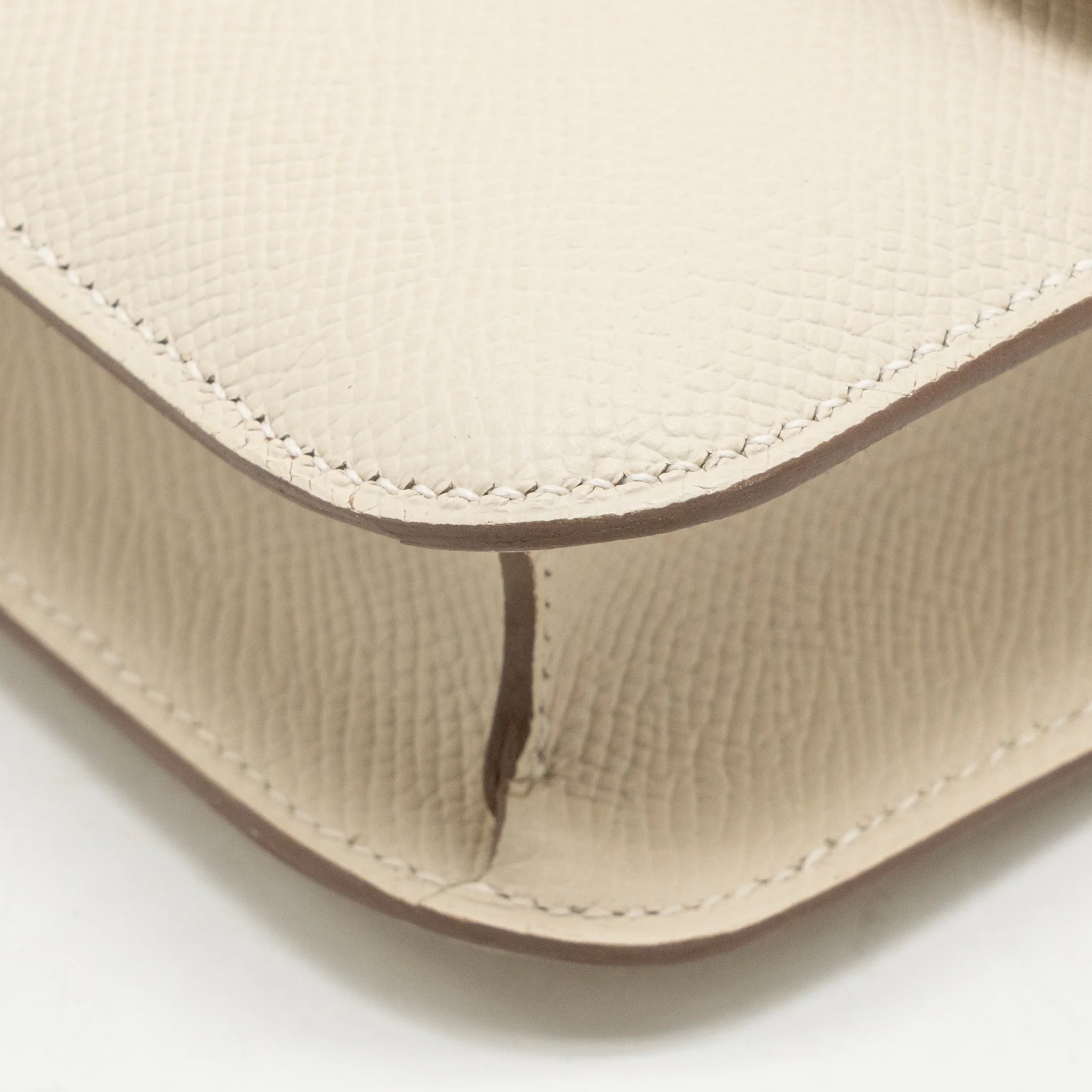 Hermes Constance elan epsom craie SHW stamp W - Image 10