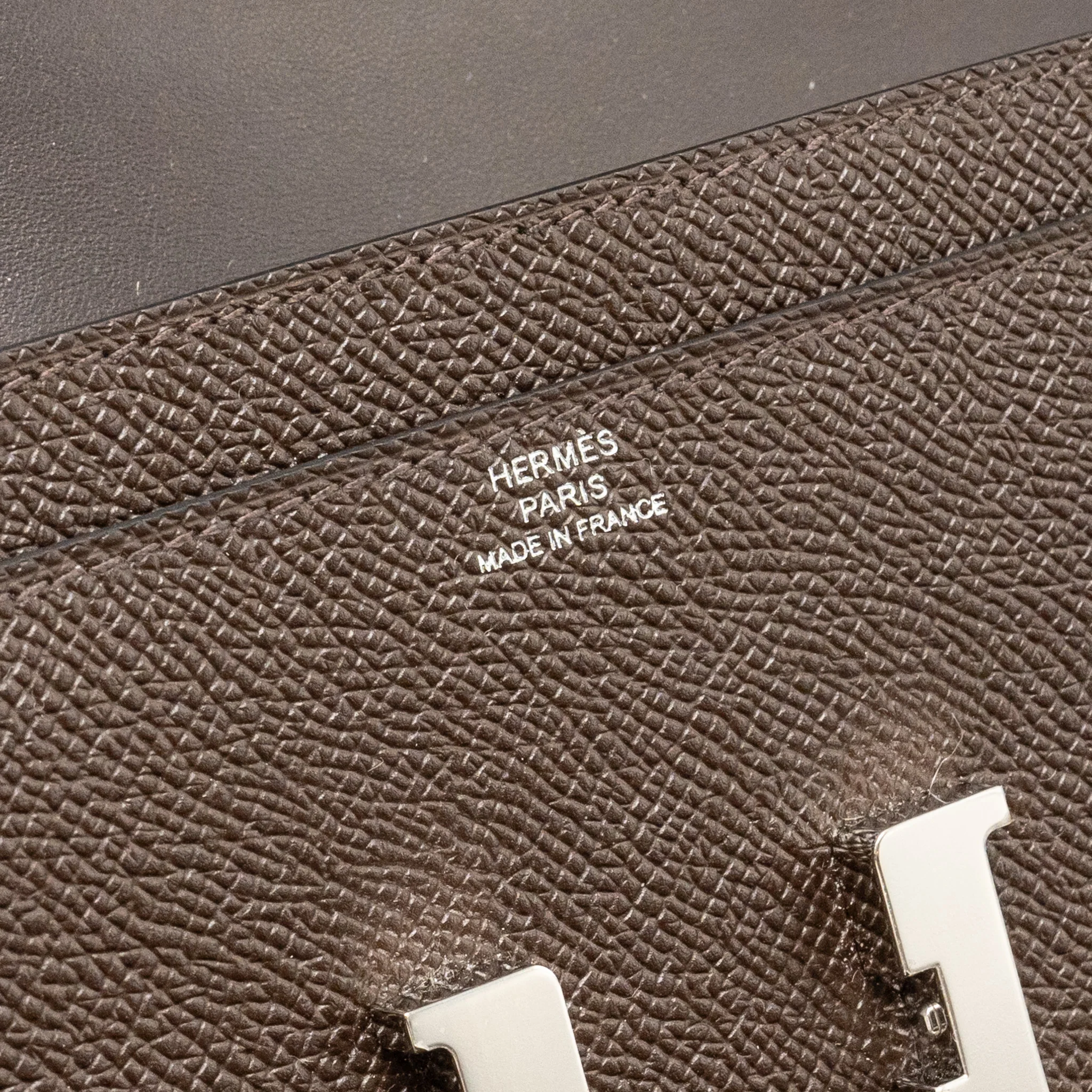 Hermes Constance to Go Epsom Chocolate SHW Stamp U - Image 12