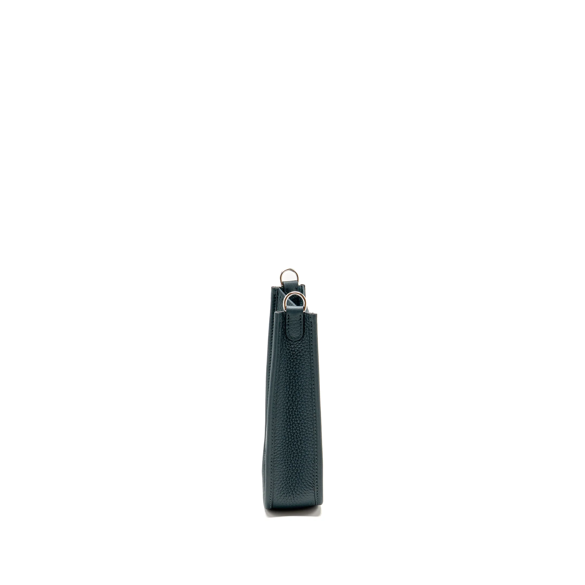 Hermes Mini Evelyne Clemence Vert Cypres SHW Stamp W - Image 3