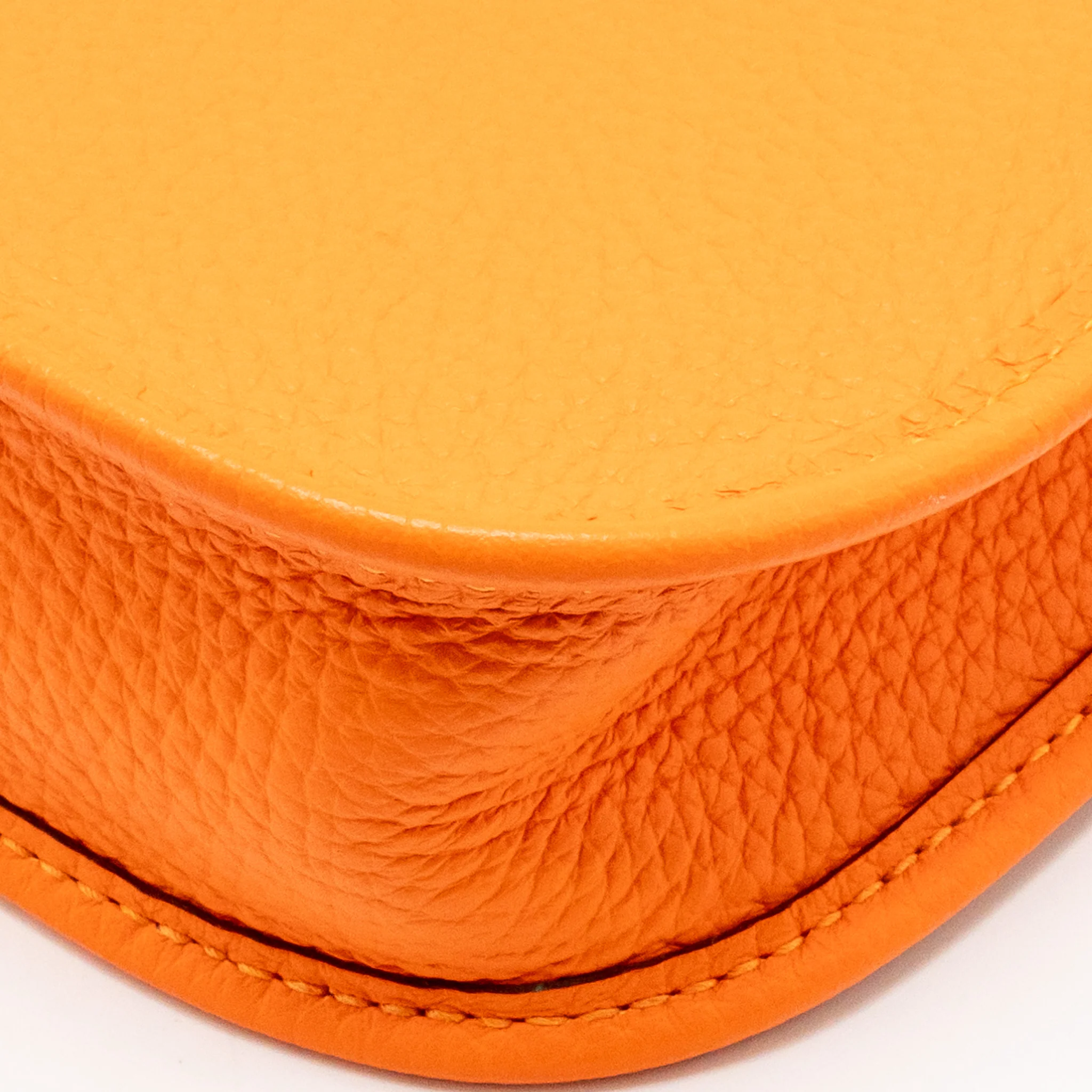 Hermes Mini Evelyne Clemence orange SHW Stamp W - Image 12
