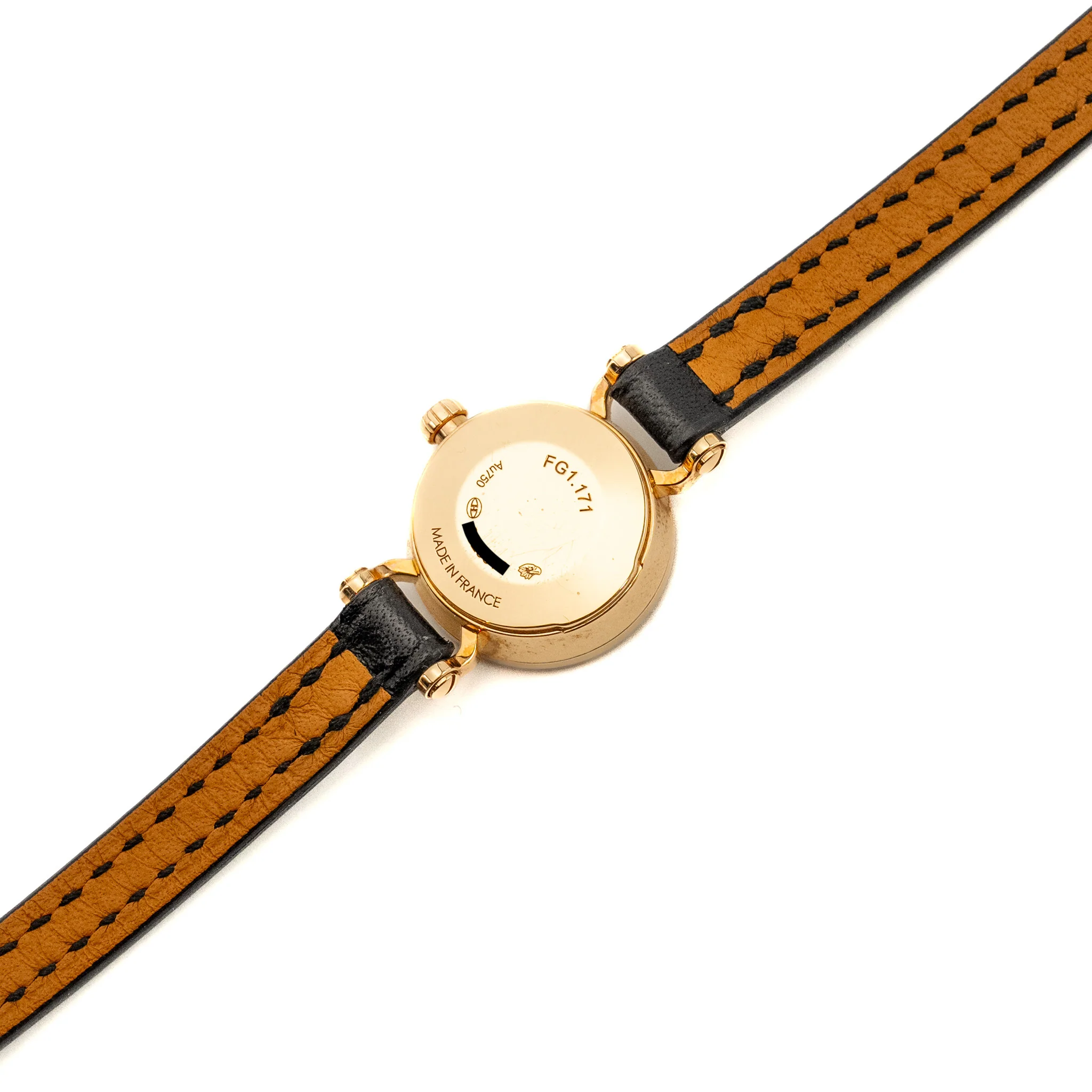 Hermes Faubourg Watch Mini Model, Rose Gold/Diamonds - Image 5