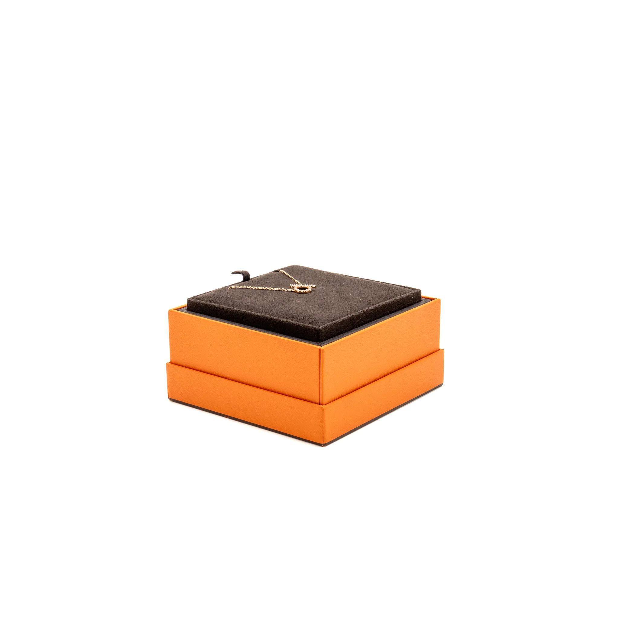 Hermes Finesse Pendant Rose Gold, Diamonds - Image 2