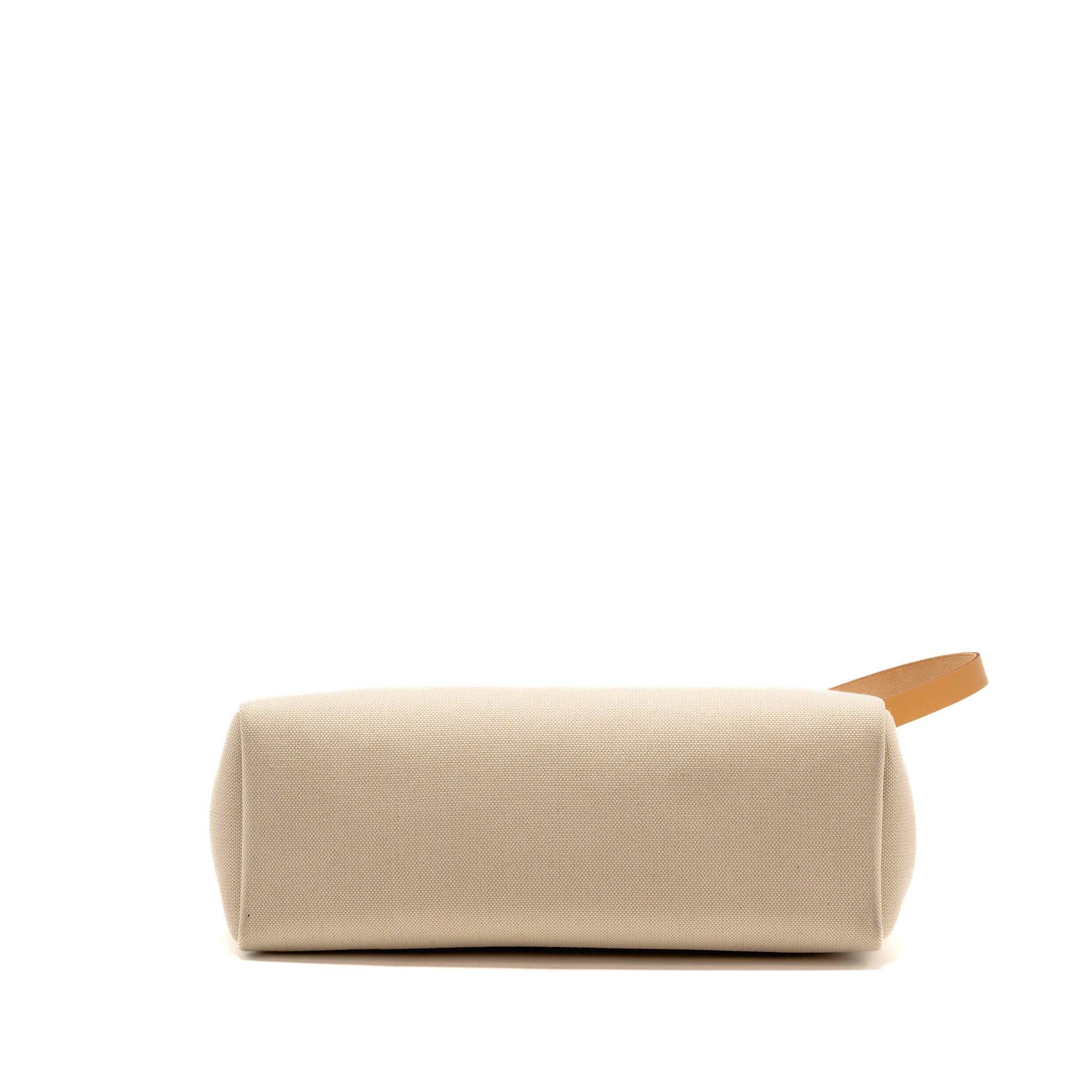 Hermes herbag 31 zip bag canvas/Hunter leather beton/nata SHW stamp U - Image 6