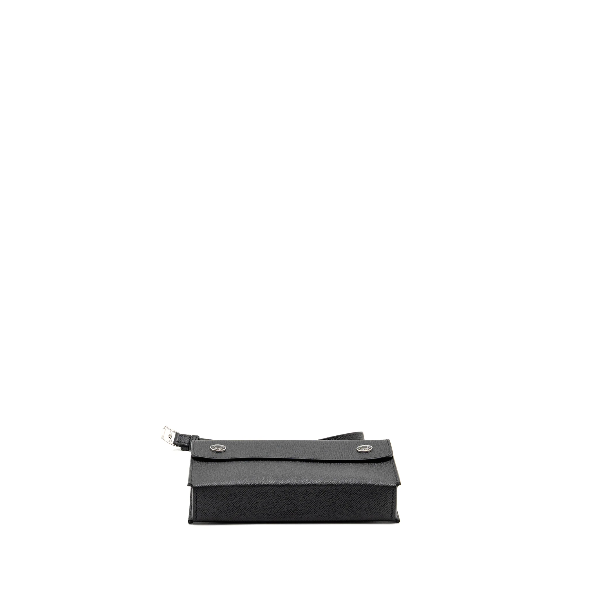 Hermes Hermesnap epsom black SHW stamp K - Image 5