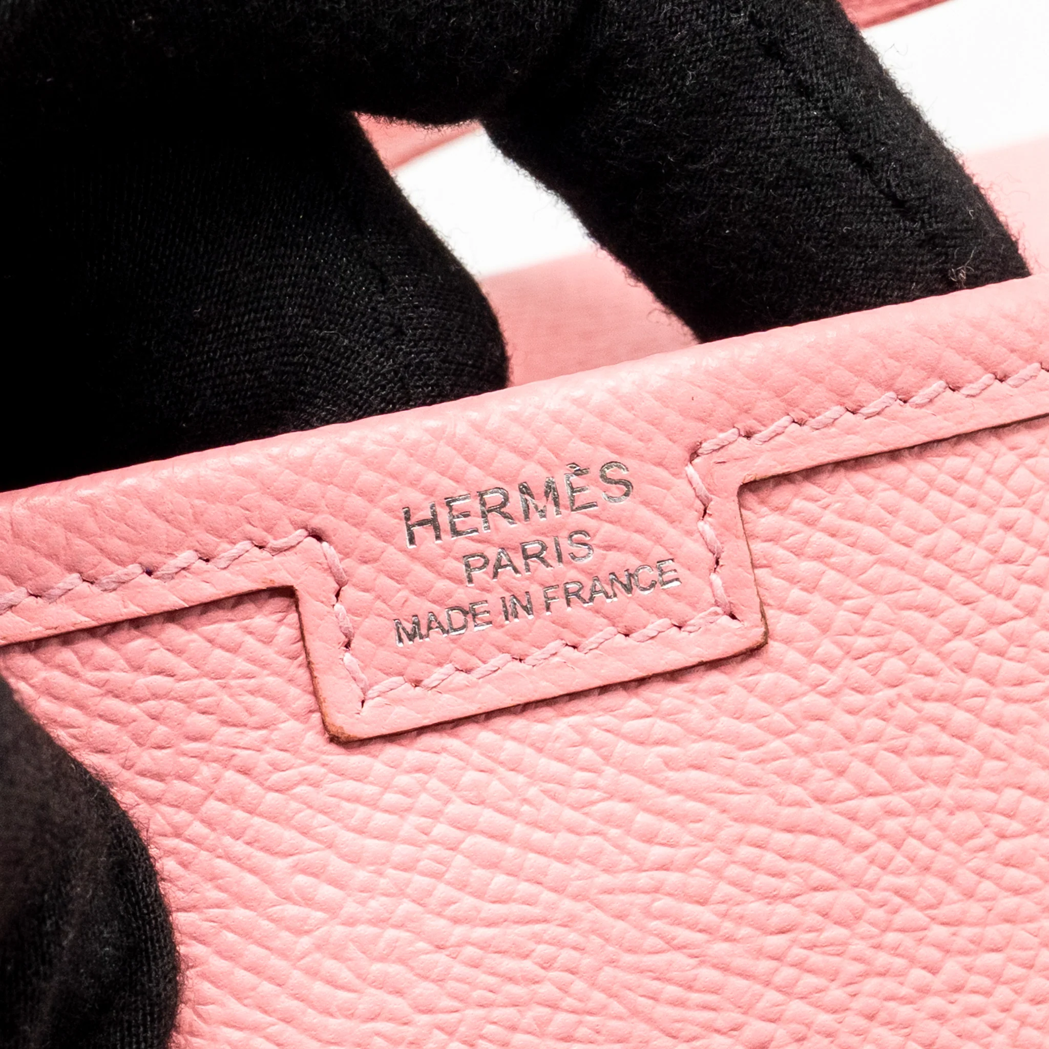 Hermes Jige 29 Clutch Epsom Rose Confetti Stamp Square R - Image 13