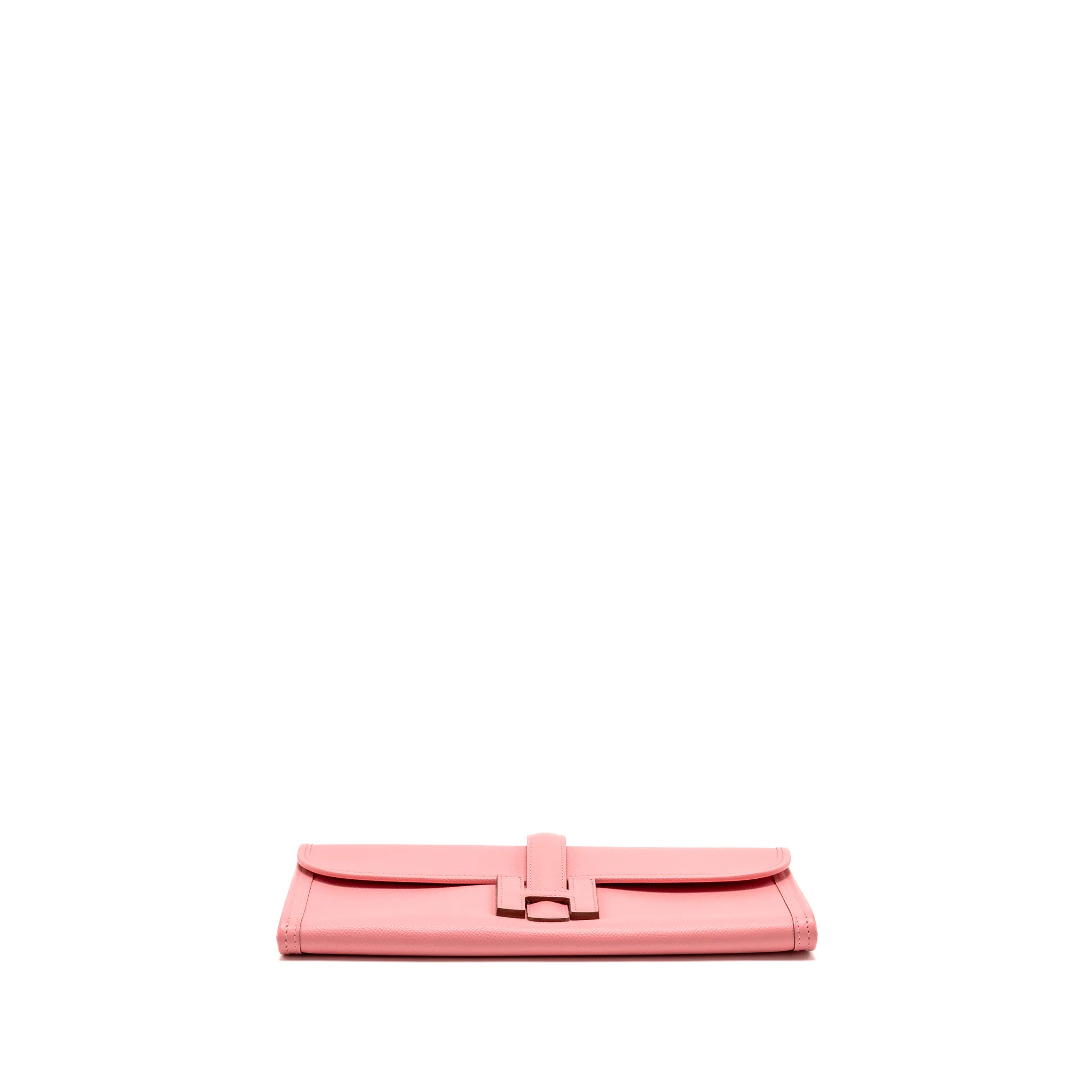 Hermes Jige 29 Clutch Epsom Rose Confetti Stamp Square R - Image 5