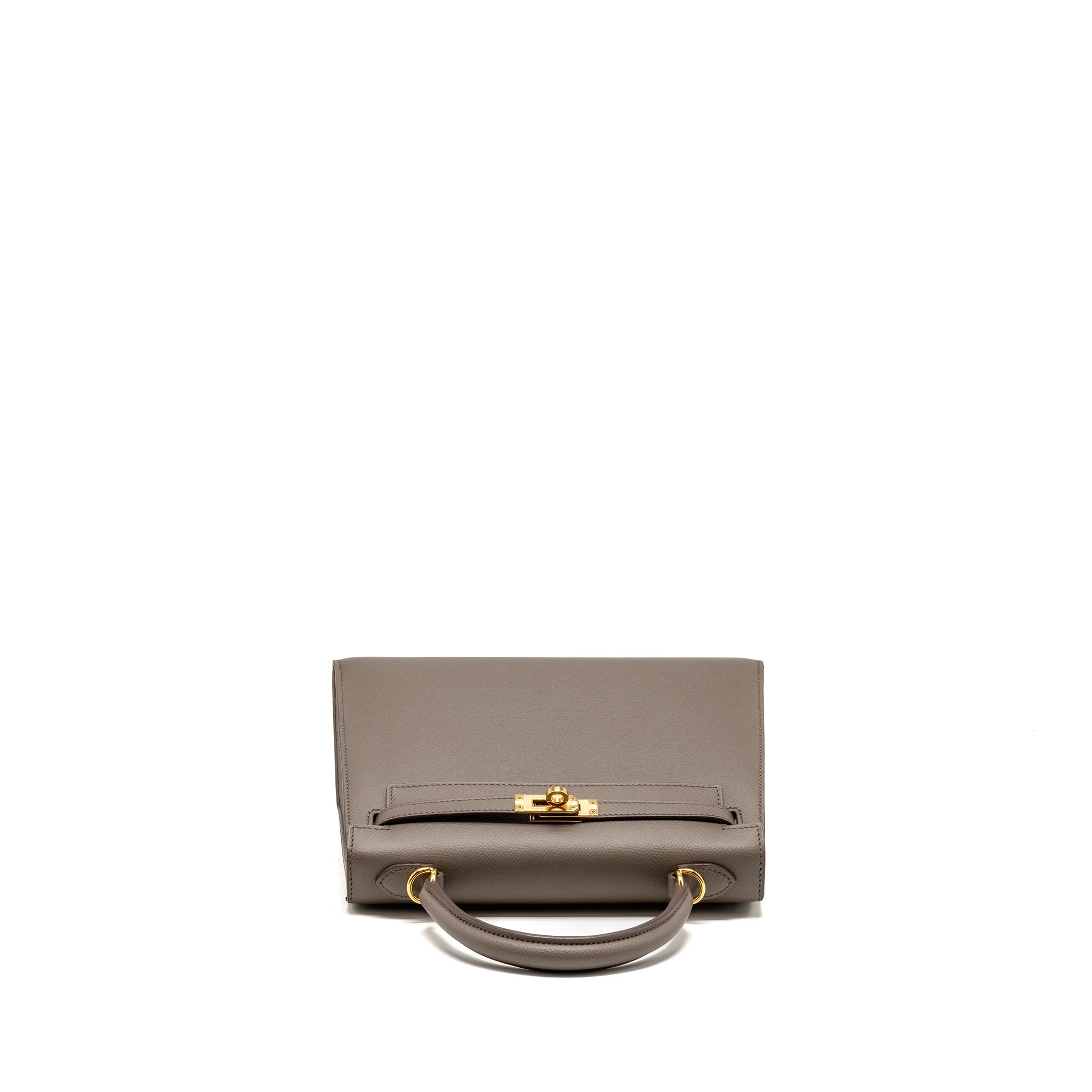 Hermes Kelly 25 Epsom 8F Gris Etain GHW stamp D - Image 5
