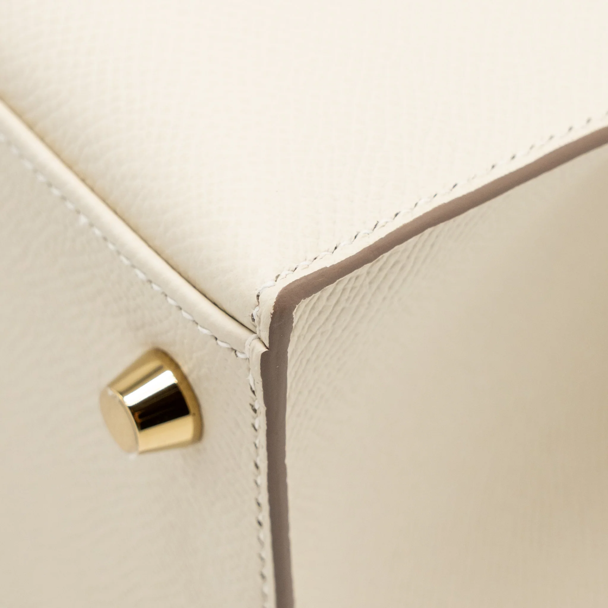 Hermes Kelly 25 Epsom Craie GHW Stamp W - Image 10