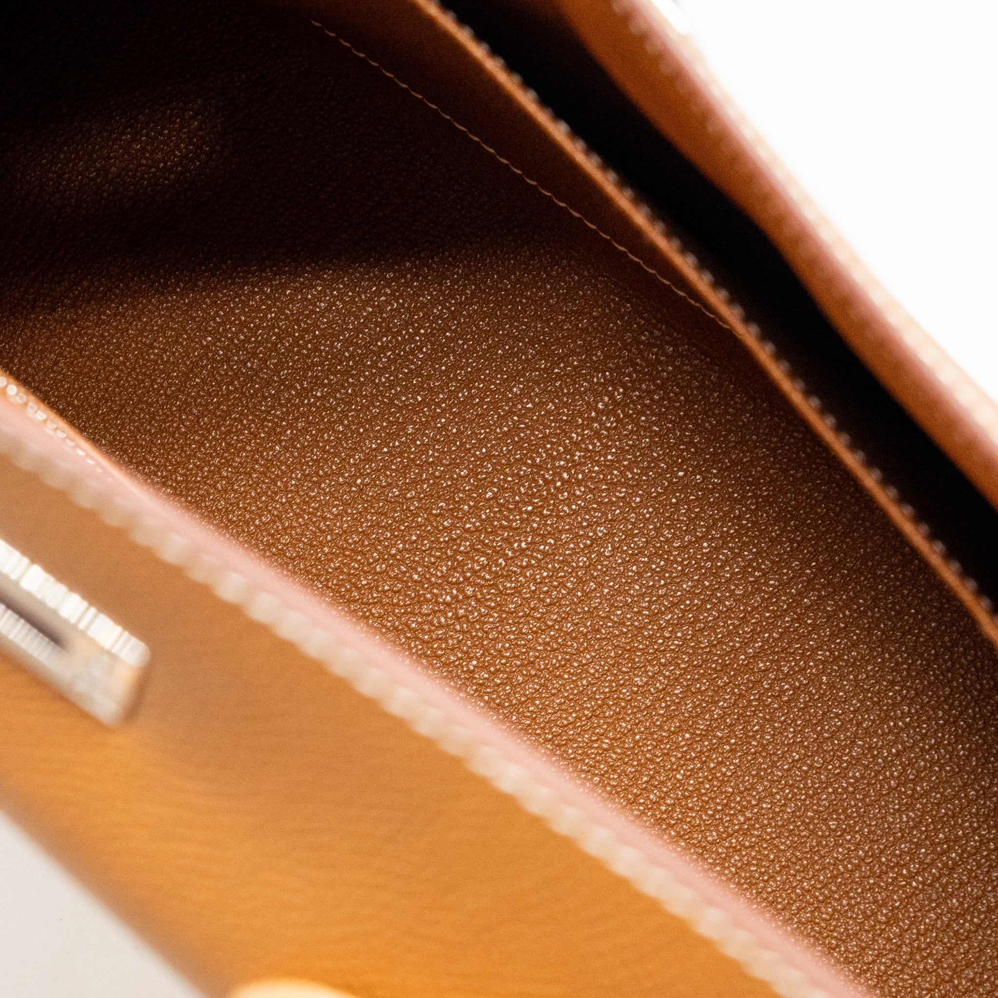 Hermes Kelly 25 epsom gold SHW stamp W - Image 17
