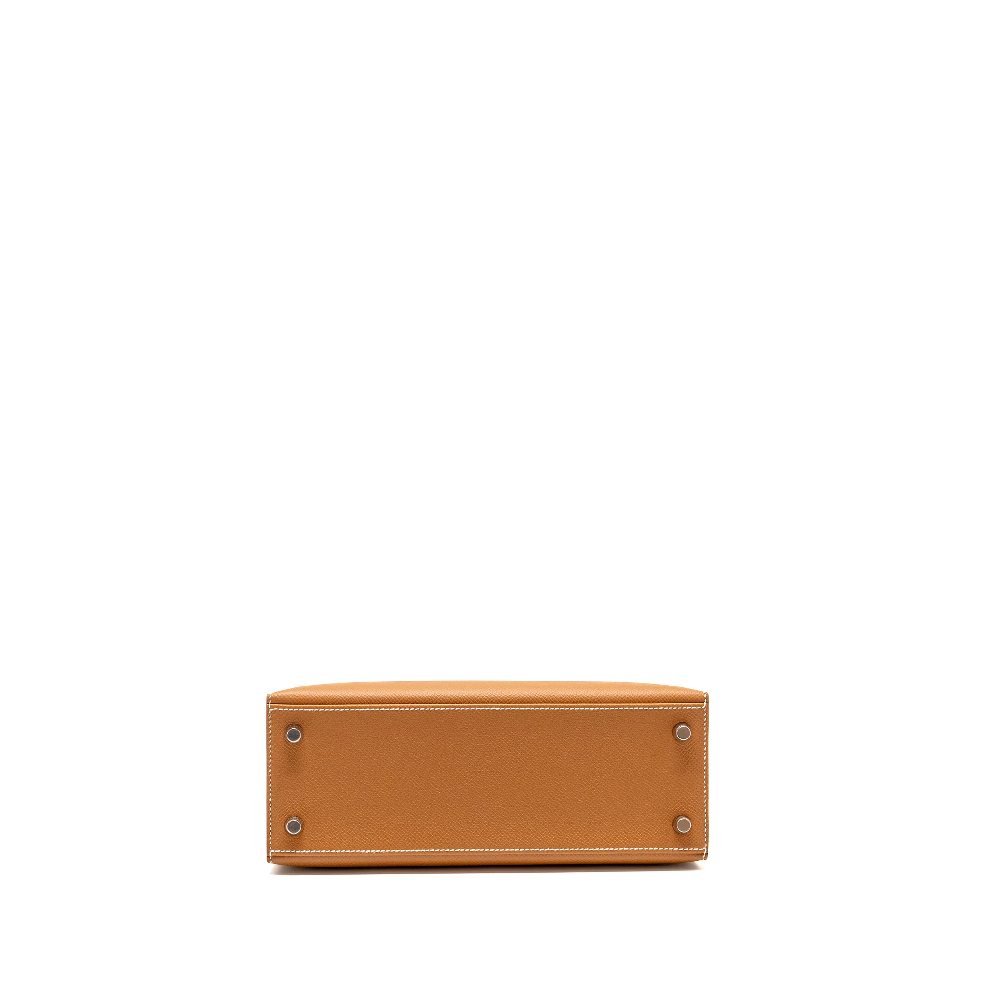 Hermes Kelly 25 epsom gold SHW stamp W - Image 6