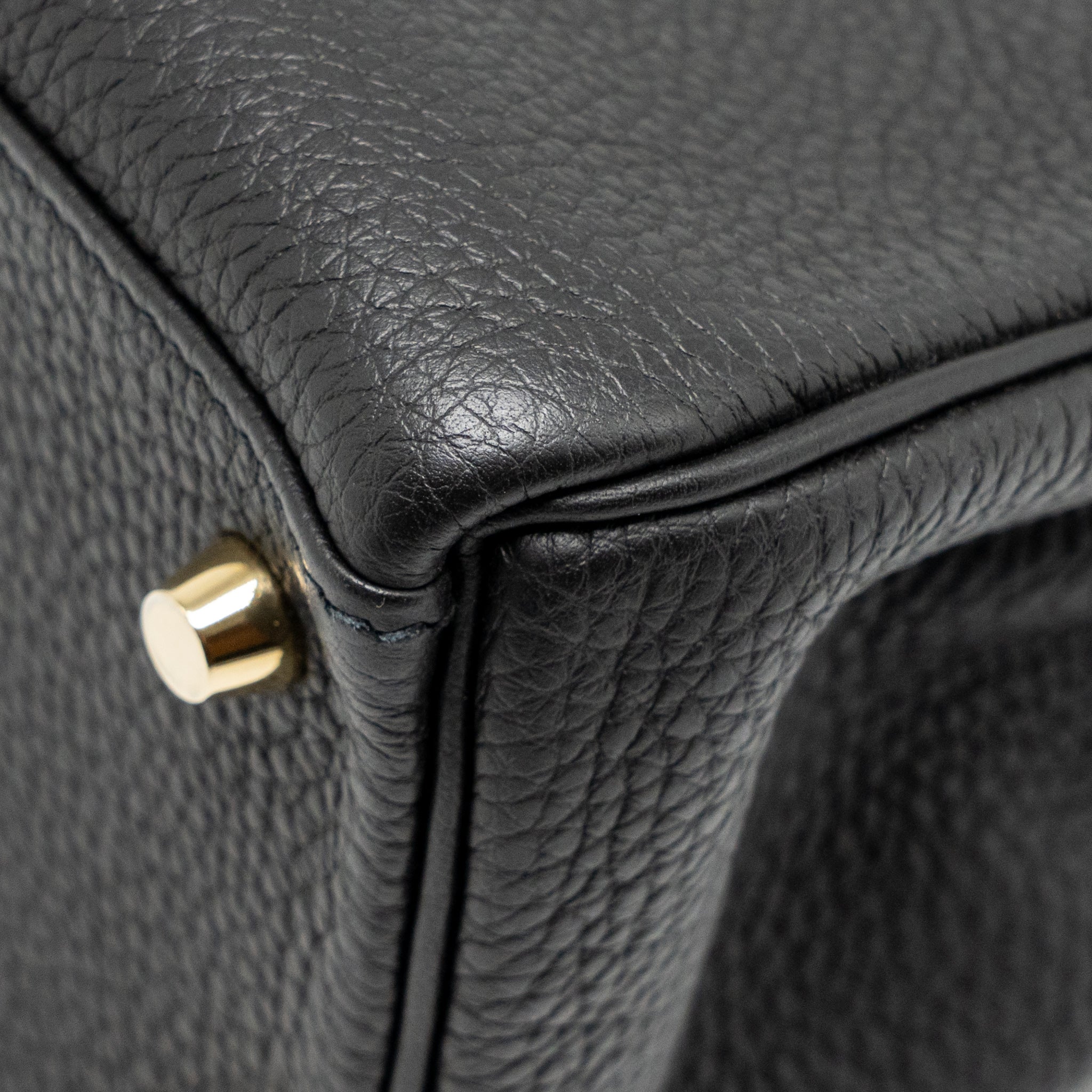 Hermes Kelly 28 Togo Black GHW Stamp X - Image 9