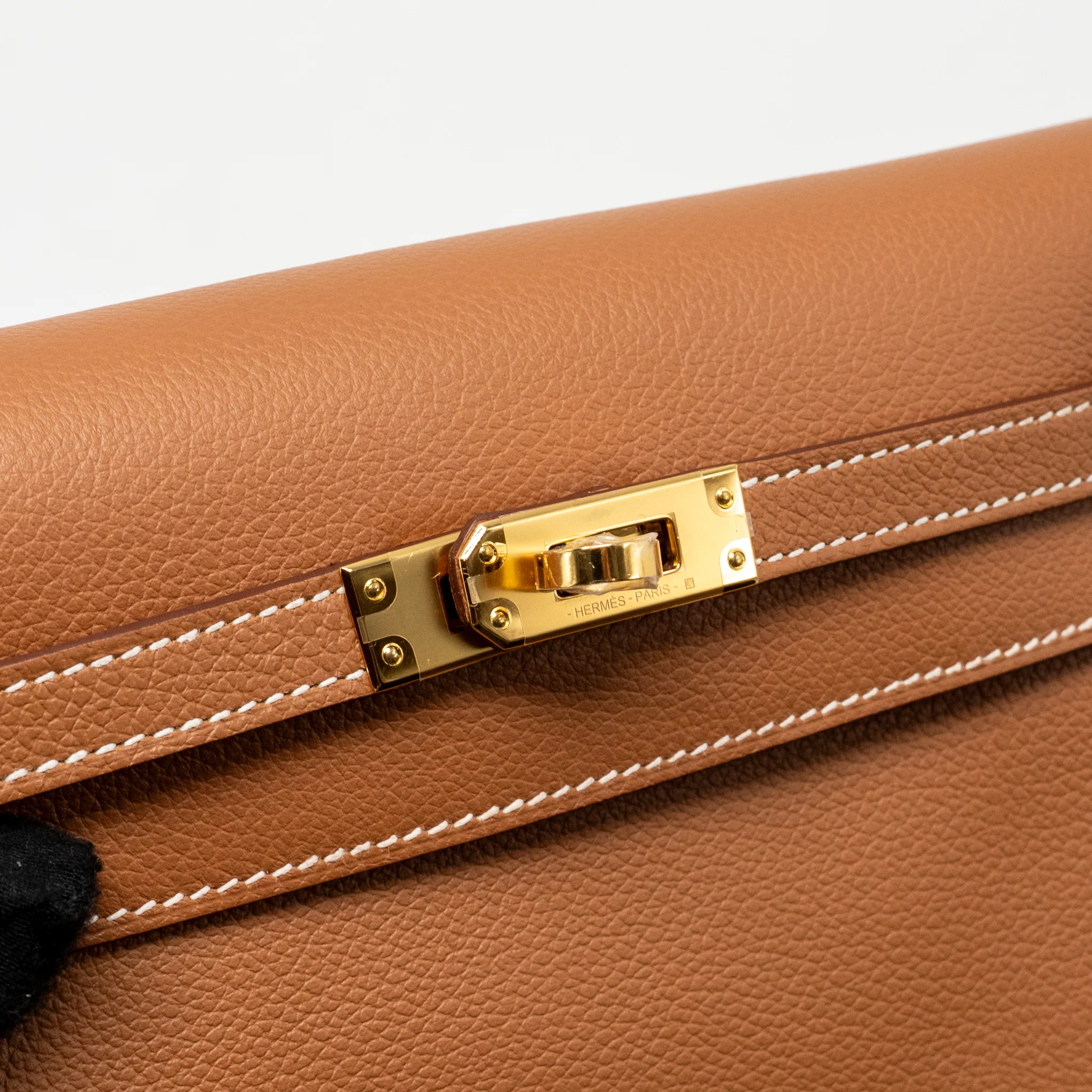 Hermes Kelly Danse Evercolor Gold GHW Stamp K - Image 13
