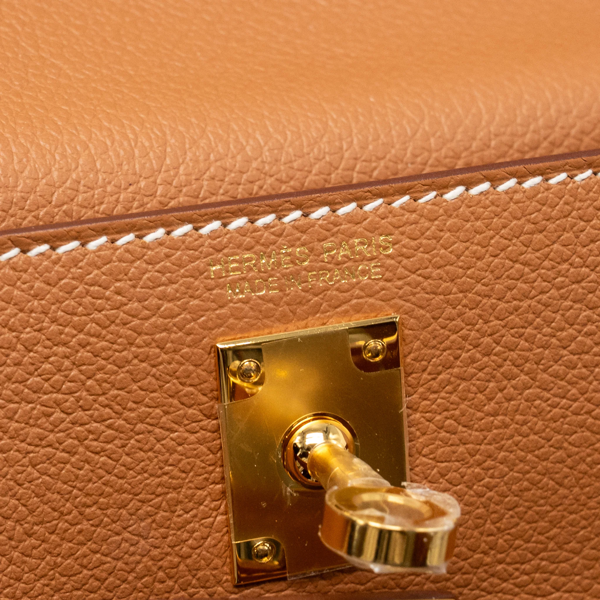 Hermes Kelly Danse Evercolor Gold GHW Stamp K - Image 15